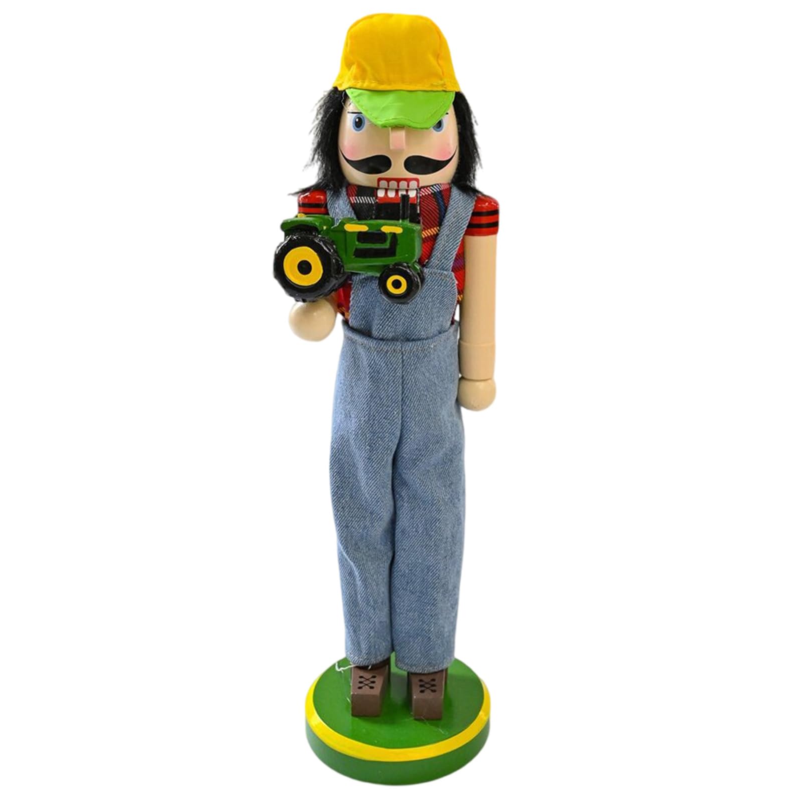 Kalttoy Festival Soldier Centerpieces Vividly Paint Wood Unique Pattern Wood Table Top Decors for Enthusiasts Soldier