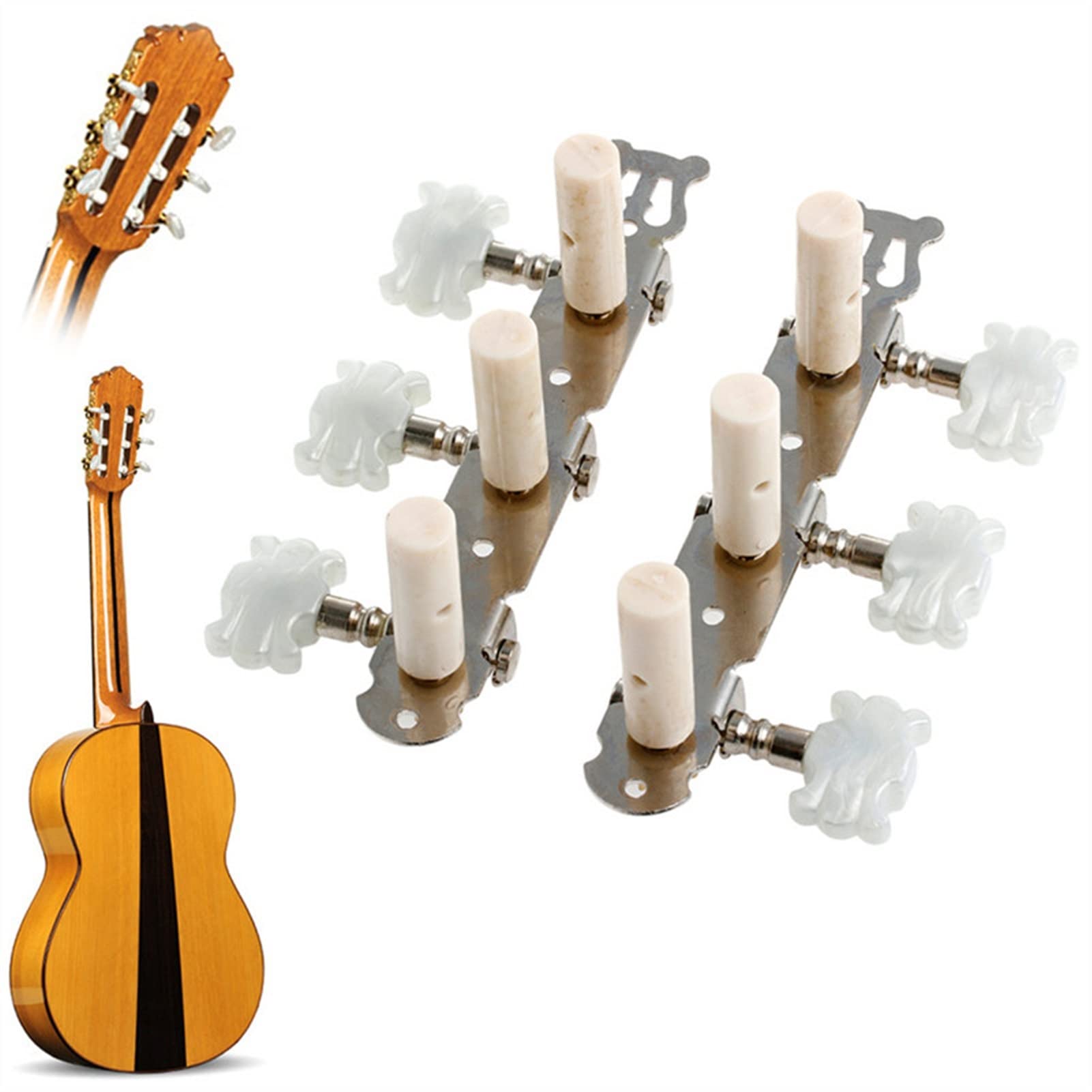 Pioli per l'accordatura della Chitarra Tuners della Macchina for Macchine for cronometraggio for Chitarra 1 Coppia for Chitarra Classica