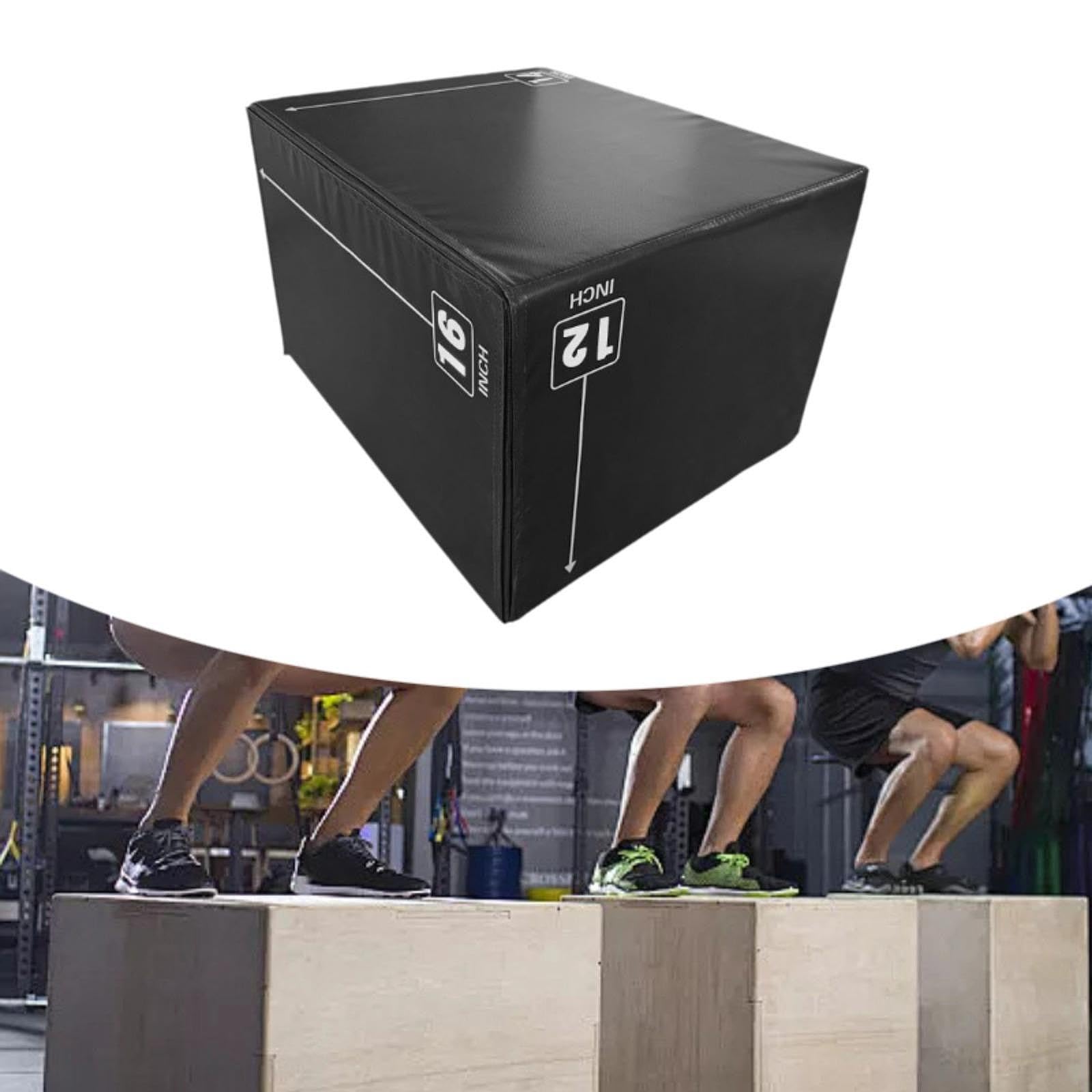 KESOTO Jump Box Step Box Ejercicio Plyométrico Caja Saltos Fitness Material PVC Perla Diseño Innovador Amortiguación Adecuado para Adultos Niños Entrenamient