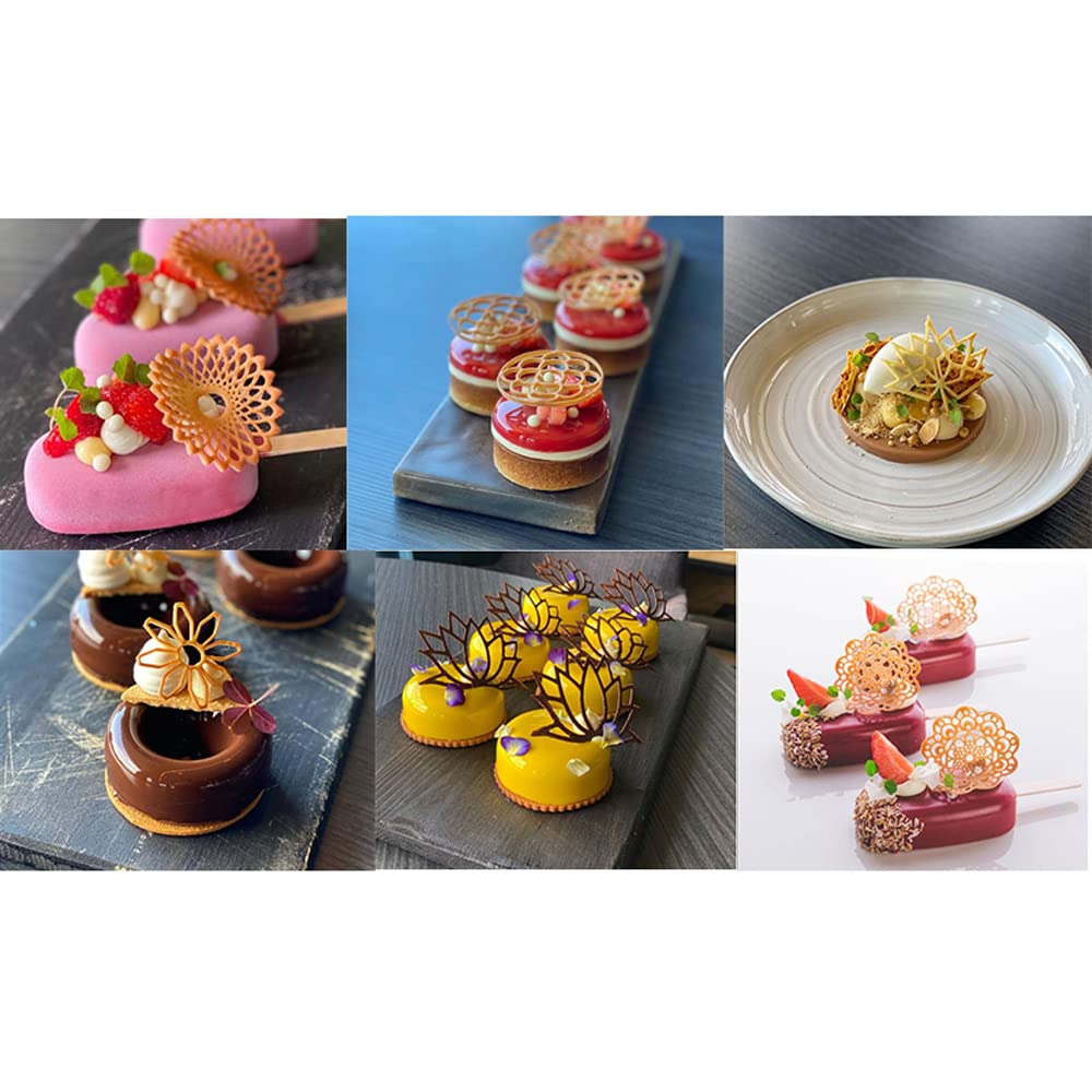 Amazon | シリコンレースマット シュガークラフト印象型食用ケーキ