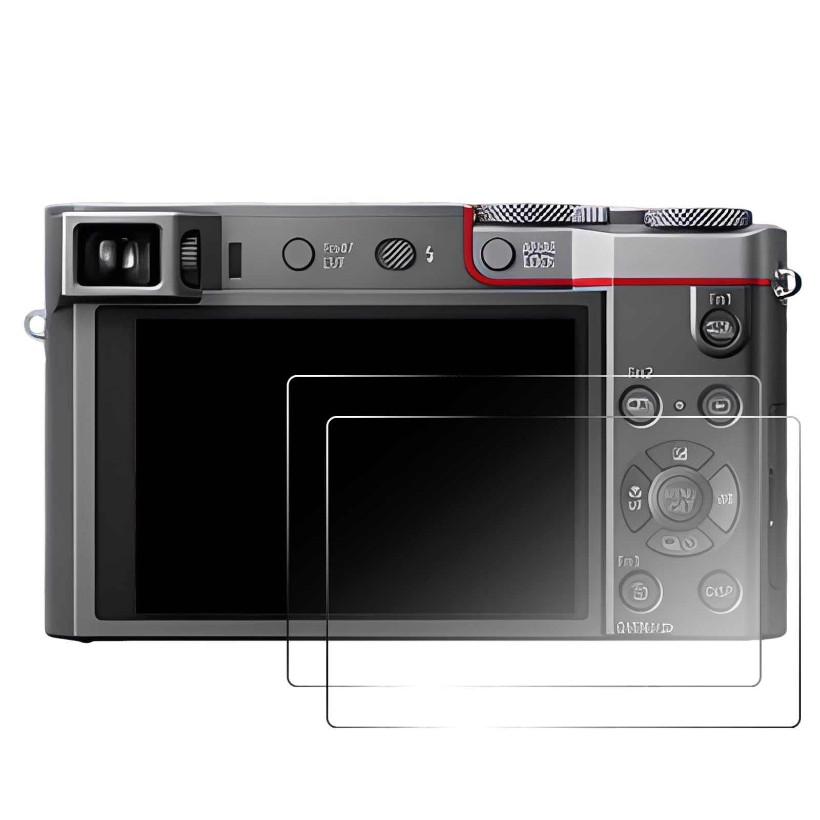 2PCS Screen Protector Compatible with Panasonic DMC-LX100 LX100 II LUMIX ZS99 TZ90 ZS70 FZ85 TZ85 TX1 ZS110 ZS100 TZ100 Leica D-LUX Typ 109 D-LUX 7 Digital Camera Models, Tempered Glass Screen Film