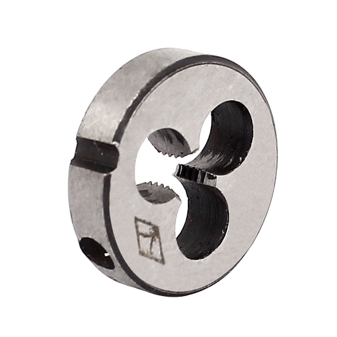 Aexit M4 x Dies 0.7mm 20mm OD Adjustable NPT Pipe Taper Round Split Threading Hex Threading Dies Thread Die