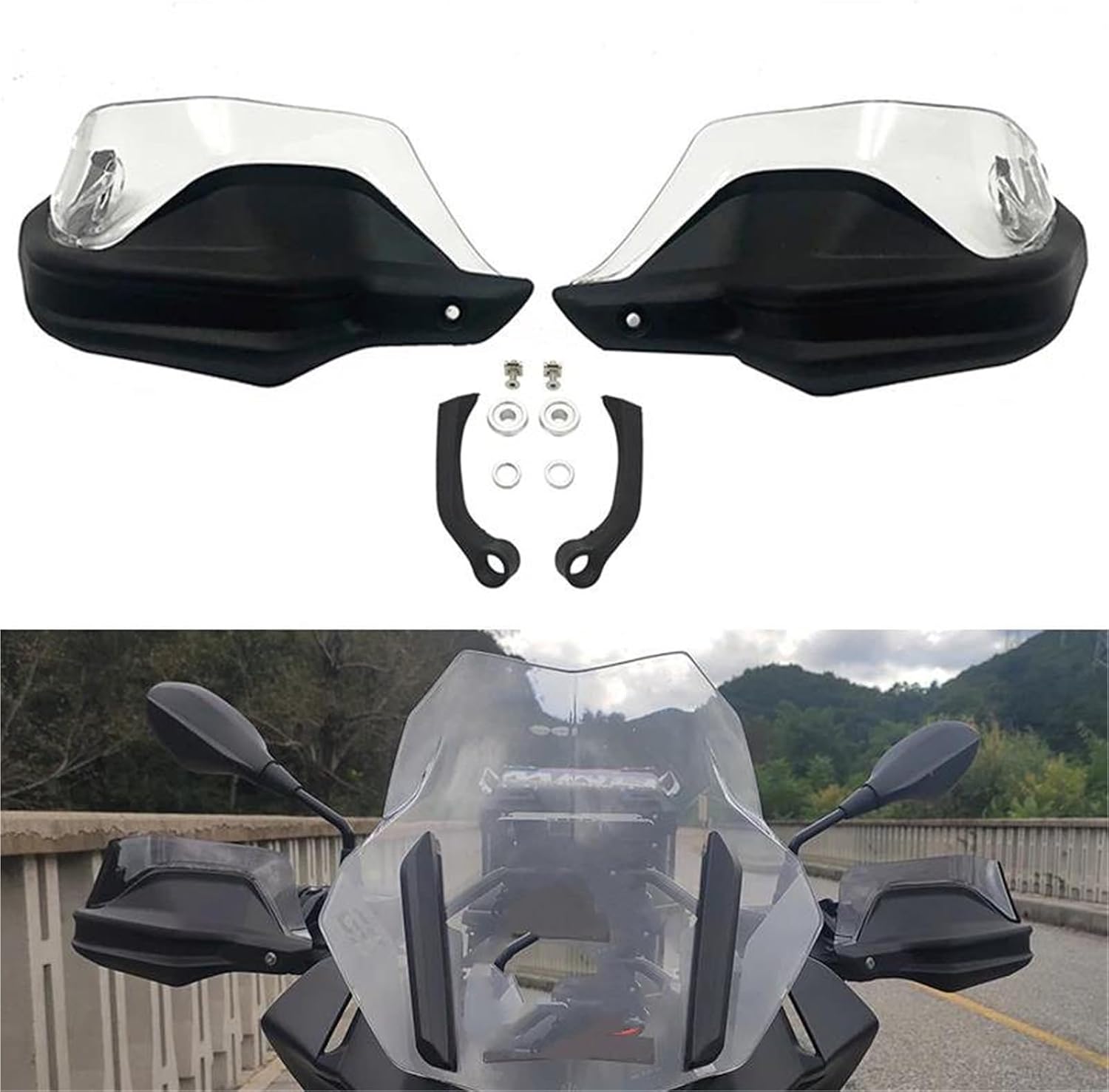 Handguard Protector Shield for F750GS for F850GS for F750 for GS for ADV for Adventure 2018-2023 Handguard Hand Shield Protector Windshield(Handguard Blue10)