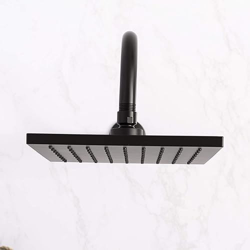 Miniatura 8 de JS Jackson Supplies, brazo de extensión de cabezal de ducha de 16 pulgadas de longitud montada, tubo extensor largo de arco alto, ideal para cabezal