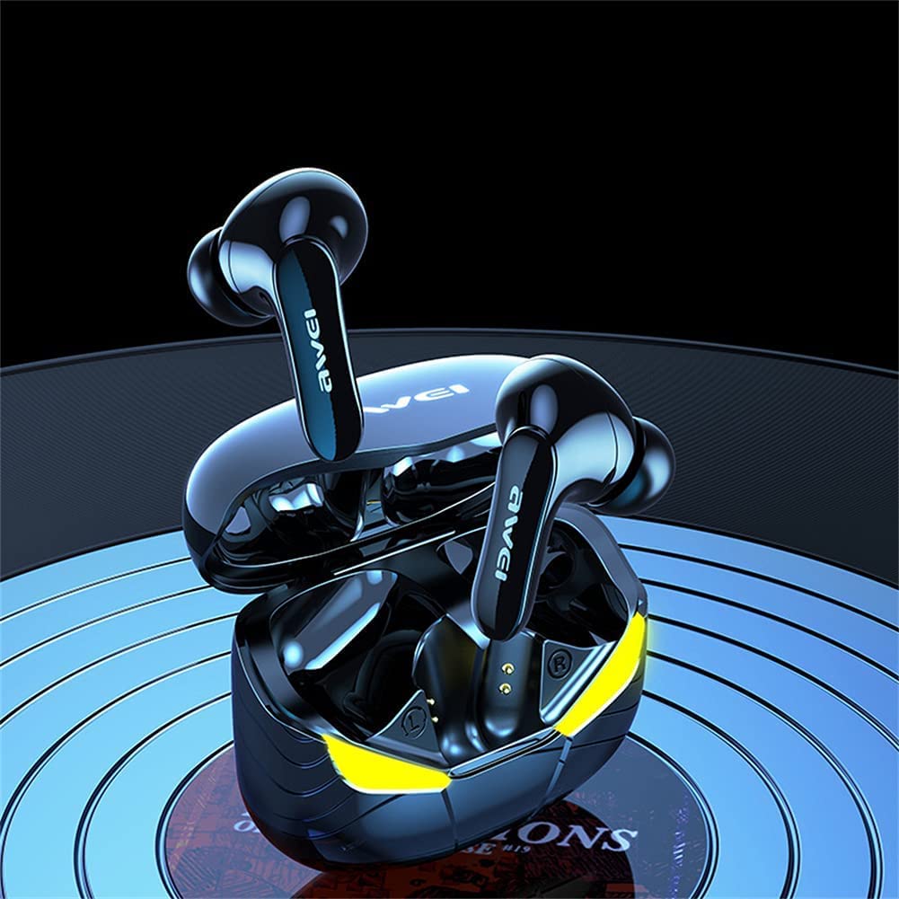 Auriculares ConduccióN ÓSea Auriculares inalámbricos, auriculares envolventes for juegos, auriculares Bluetooth con sonido claro, auriculares Bluetooth 5.0 a prueba de agua IPX5, for el trabajo, depor