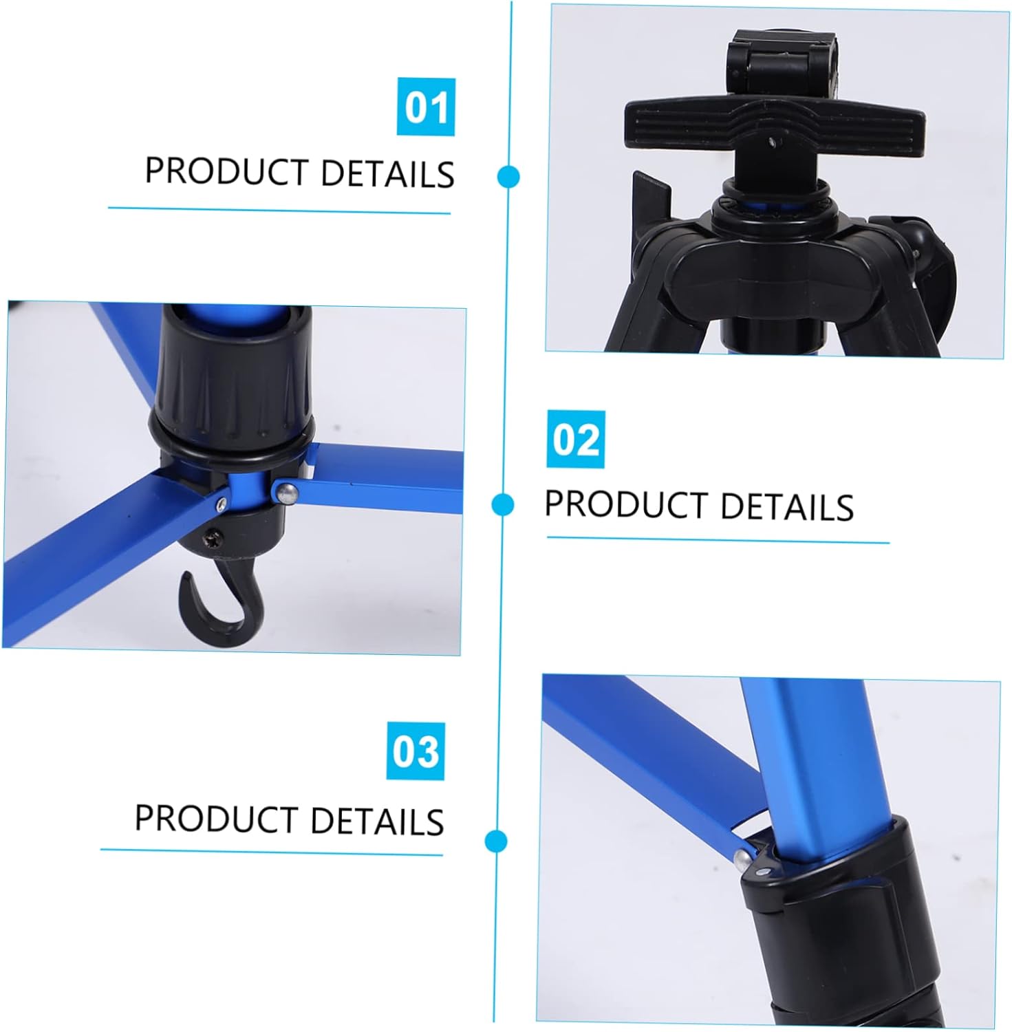 Adjustable Foldable Tripod Easel Lightweight Canvas Painting Stand for Use for Display and Easy Transportation Non- Base for Stability