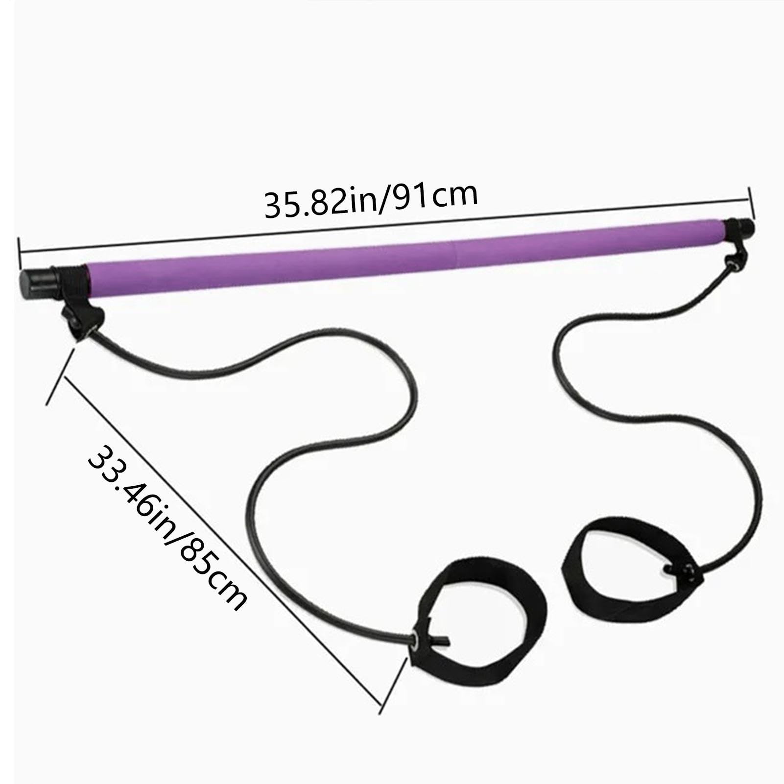 Kit Barra Per Pilates - Barra Elastica Fusion, Barre Da Allenamento Portatili, Attrezzo Fitness Multifunzione | Attrezzatura Leggera Per L'allenamento Di Resistenza Per Scultura, Yoga, Pilates