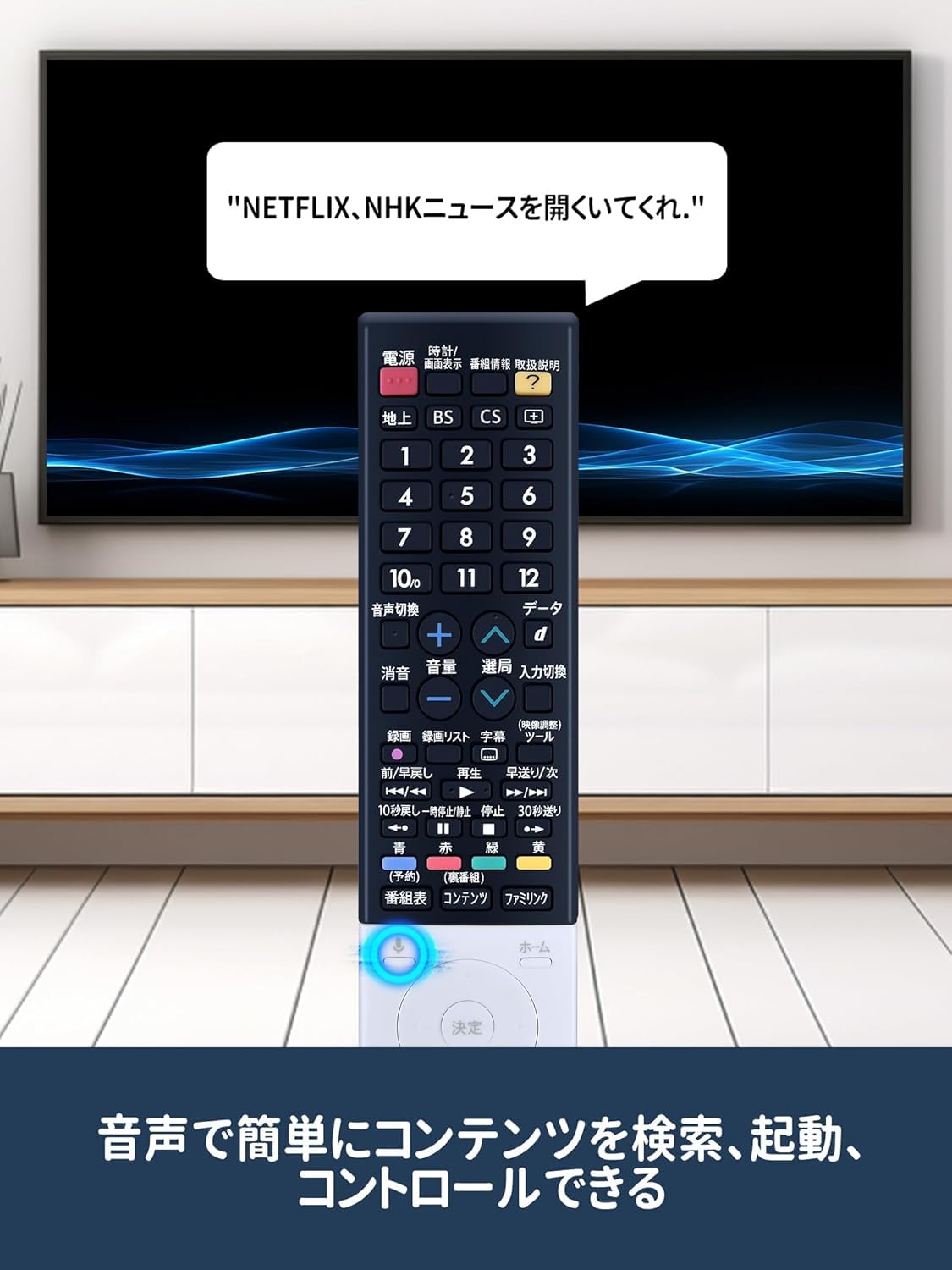 Amazon | SHZ テレビリモコン GB243SA 音声リモコン for Sharp