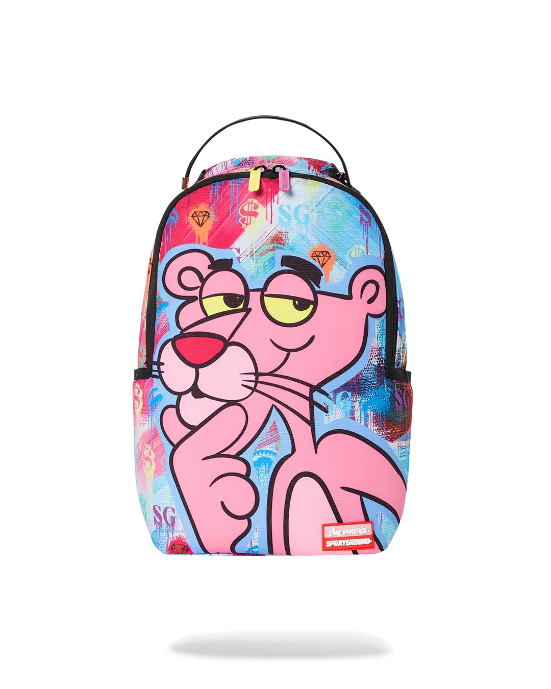 SPRAYGROUND SMALL BACKPACK: PINK PANTHER ART CLASS