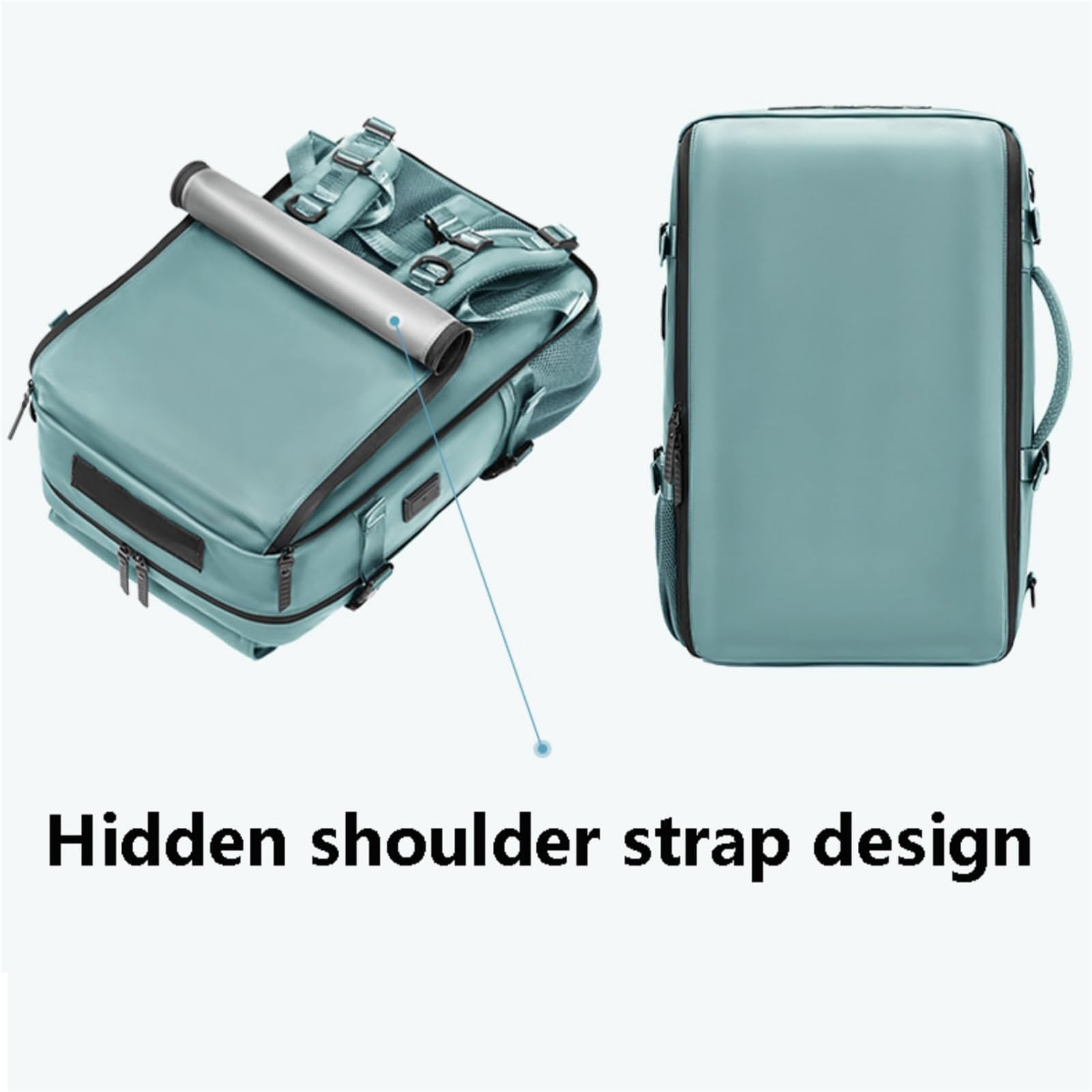 Borsa da weekend impermeabile,zaino for computer pendolare for uomo e donna | Scomparto for scarpe e strato for computer indipendenti, impermeabili e resistenti all'usura, spallacci traspiranti