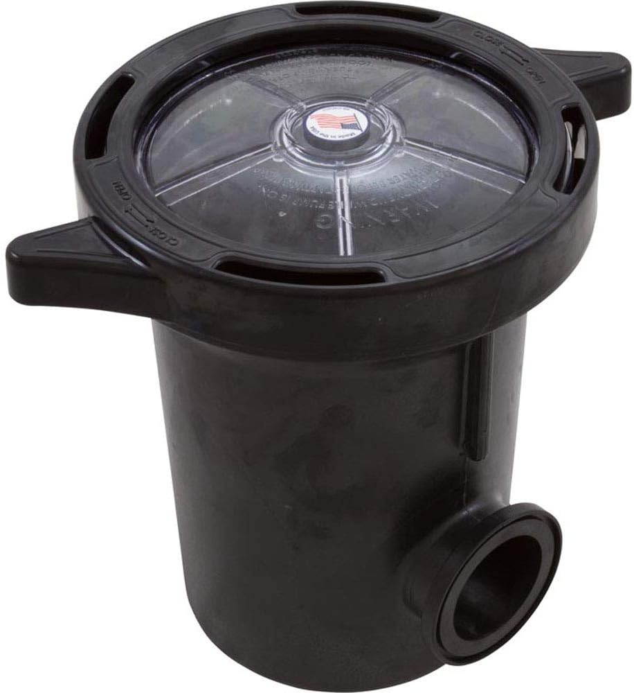 Waterway Plastics Trap Assembly, WW, 6", 2" Union x 1-1/2"MBT/FPT, New Version 2pc lid