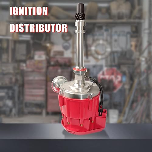 Miniatura 4 de MAS Distribuidor profesional Hei de carreras de alto rendimiento compatible con Chevy/GM SBC BBC Bloque pequeño/bloque grande 65k bobina 7500RPM 283