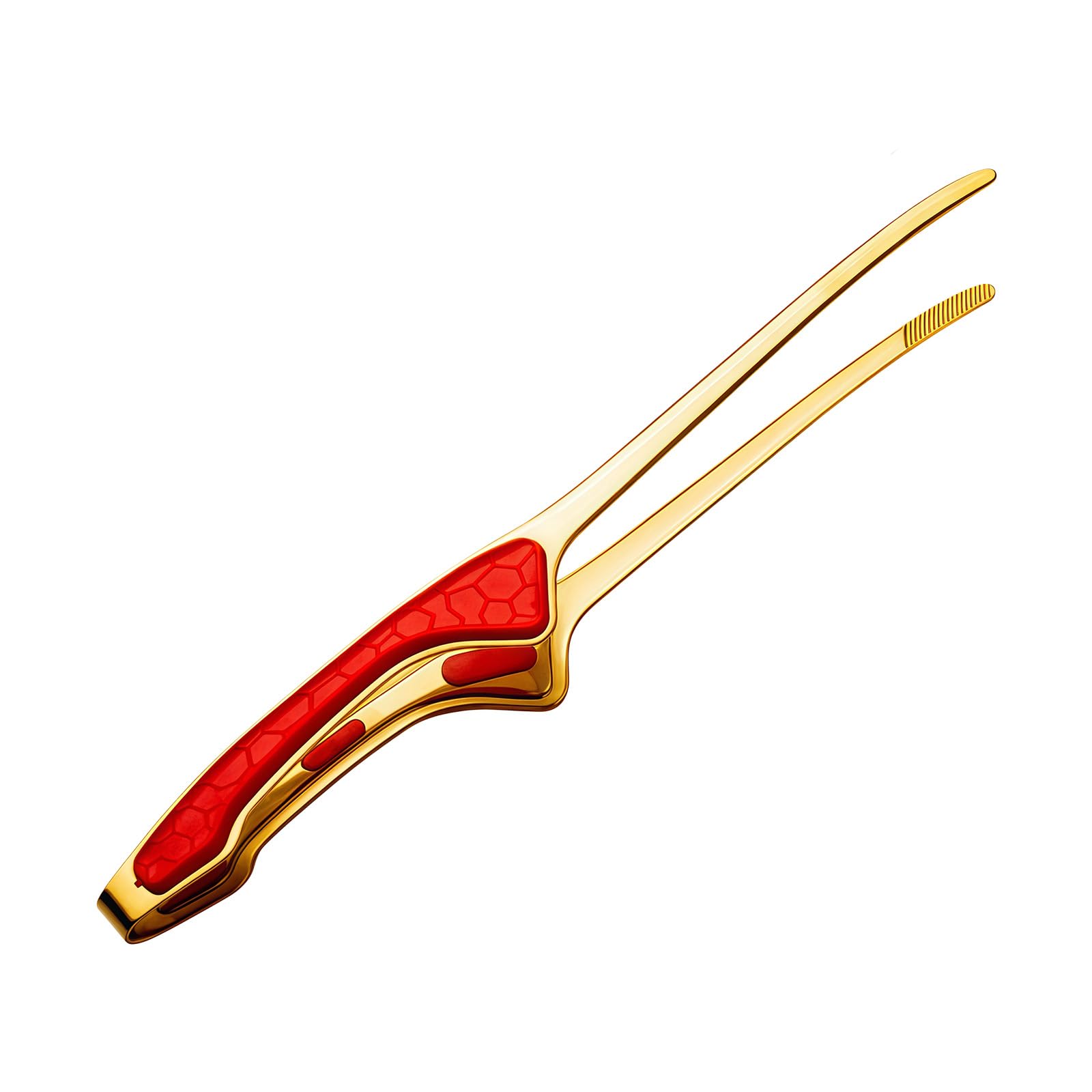 Ekoama Stainless Steels Tongs With Nonslip Silicone Handle For Cooking Grilling And Serving Food Kitchen Gadget