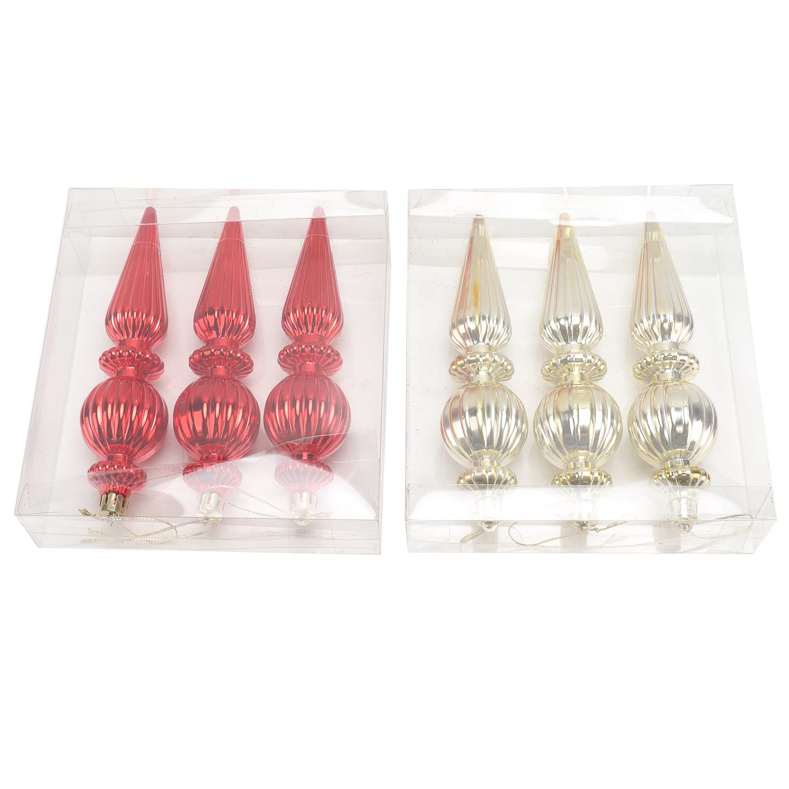 Set di 74 palline natalizie colorate da appendere all'albero, realizzate in resistente materiale PS. Palline decorative per le feste di Natale, ideali per la casa, l'uffici (C)