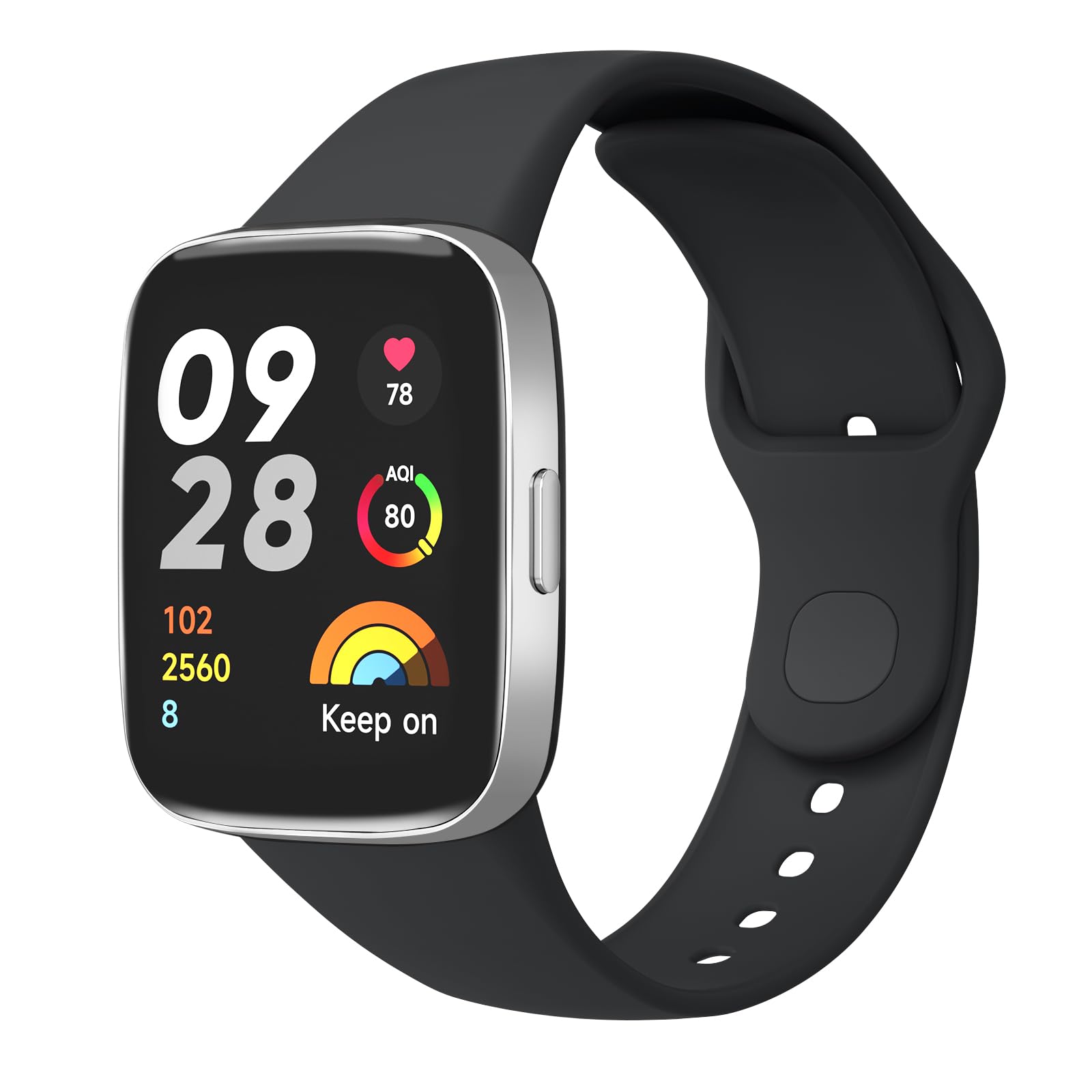 Cinturino Solo per Xiaomi Redmi Watch 3 Active, Cinturini Silicone Morbido  Braccialetto per Redmi Watch Active 3 : Amazon.it: Elettronica