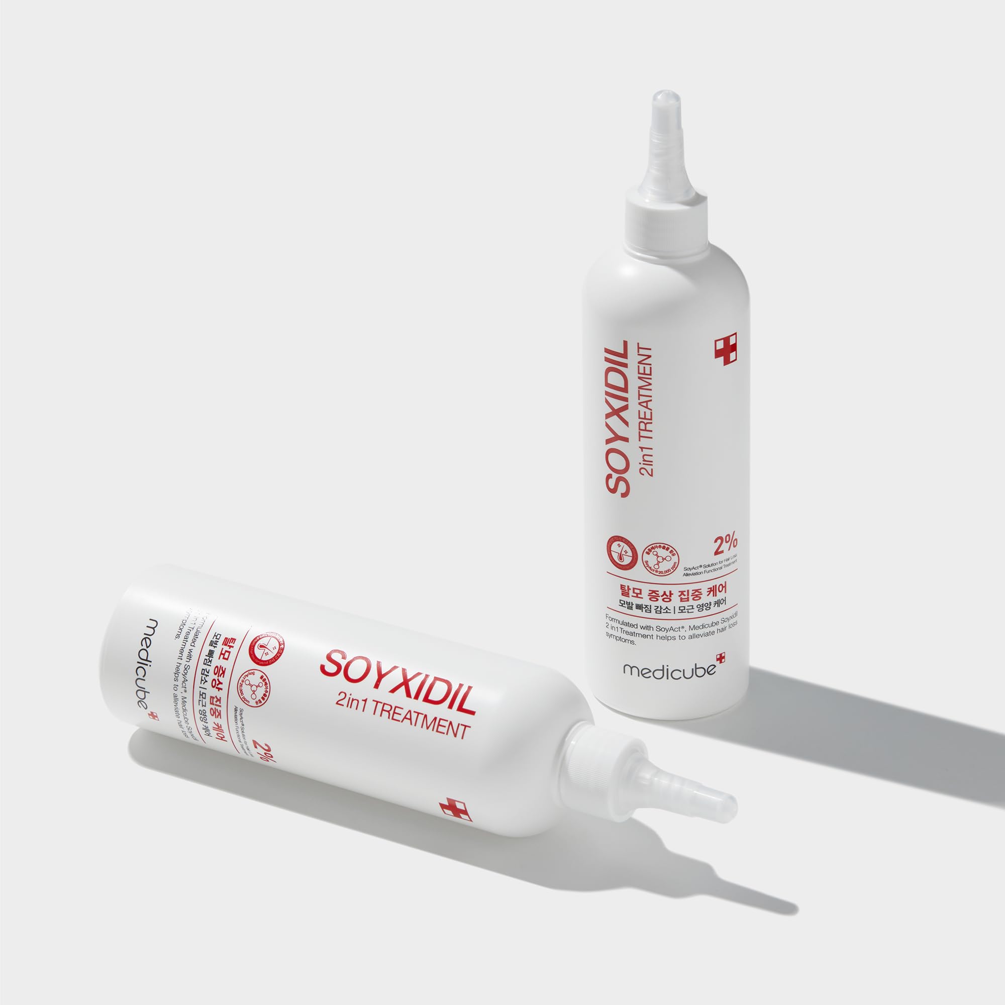 medicube Soyxidil, balsamo 2 in 1 per la perdita dei capelli, idratante e fortificante, cura del cuoio capelluto per diradare capelli deboli e danneggiati, trattamento anticaduta e rinforzante, 256 ml