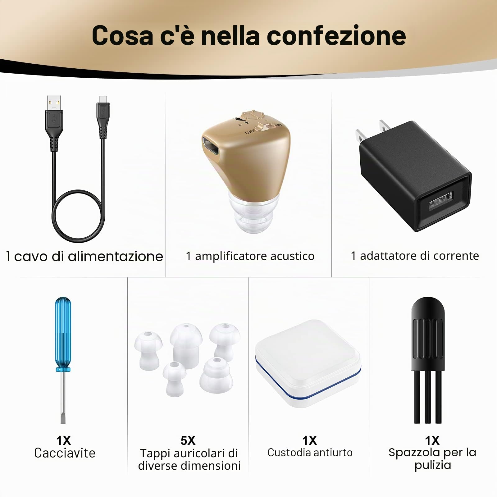 Amplificatore Audio Digitale Ricaricabile con Cancellazione Digitale del Rumore per Trasporto Portatile