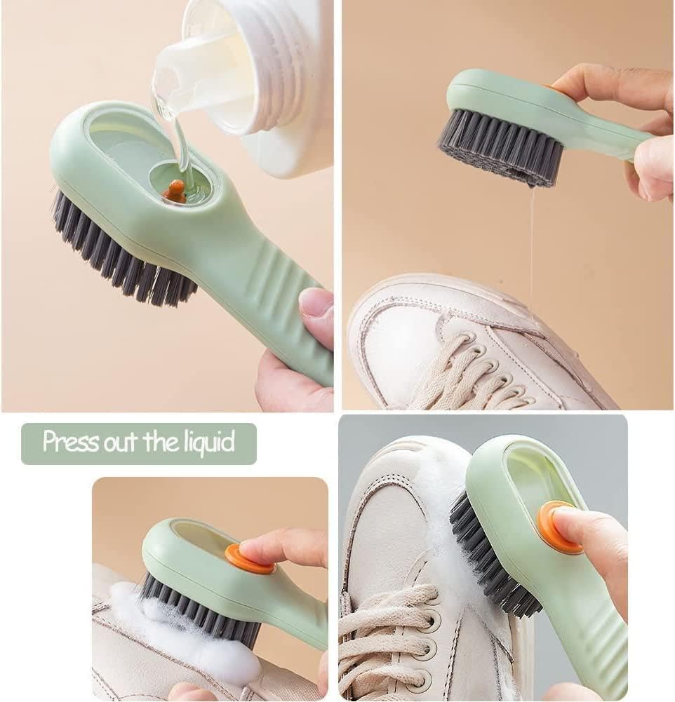 Portal Multi-Color Kitchen Cleaning Brush with Built-in Soap Dispenser – Easy Dish & Surface Scrubber 2026 - view 3