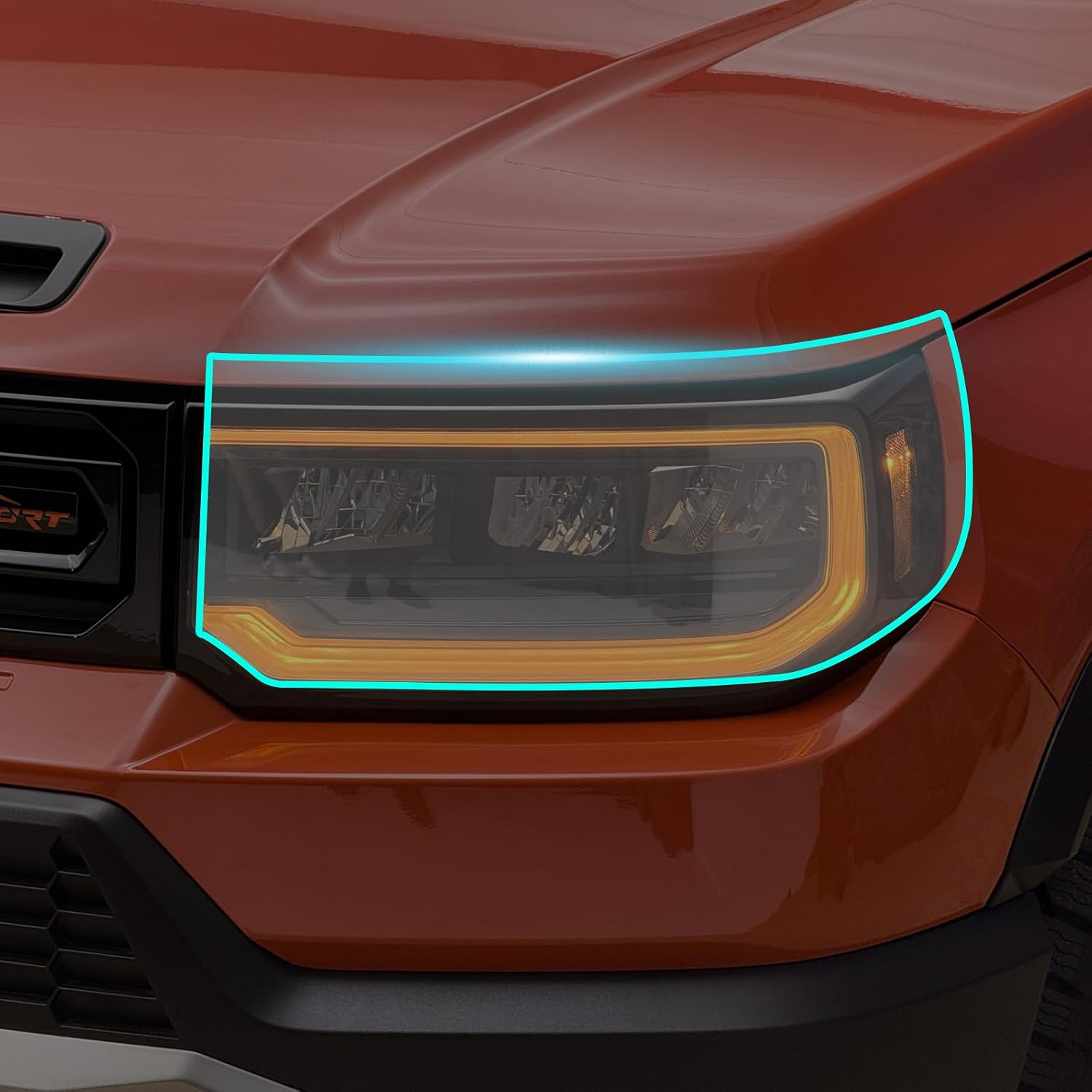 for 2026-2027 Honda Passport Clear Protective Film, Precut TPU Paint Protection Film (PPF), Anti-Scratch Self-Healing Transparent Wrap Kit (Headlight 4PCS)