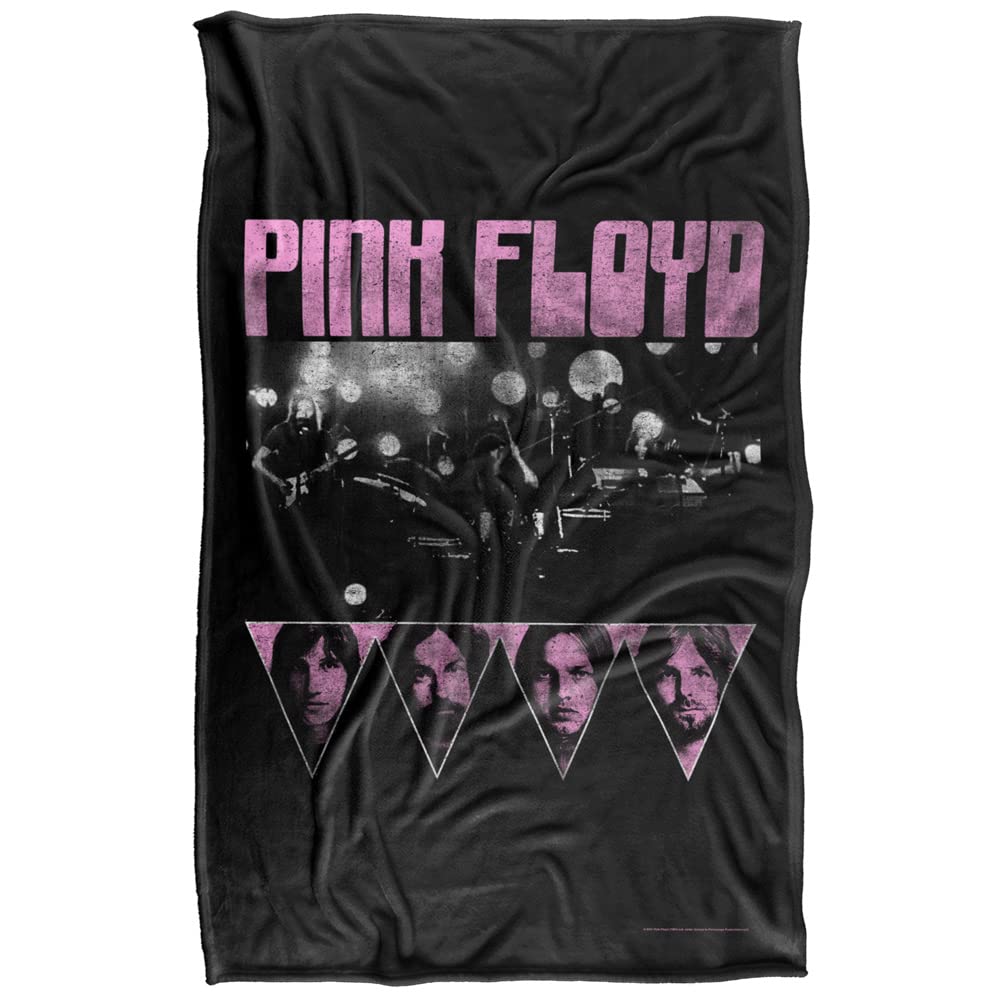 Manta Pink Floyd Pink Heads con tacto sedoso, el regalo ideal para melómanos
