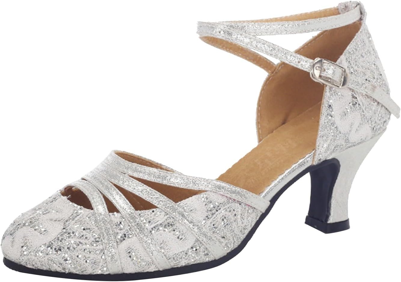 Diamant dansschoen voor Dames | Dansschoenen voor Ballroom | Zeer Comfortabele stijldans Schoenen | klassiek en elegant model
