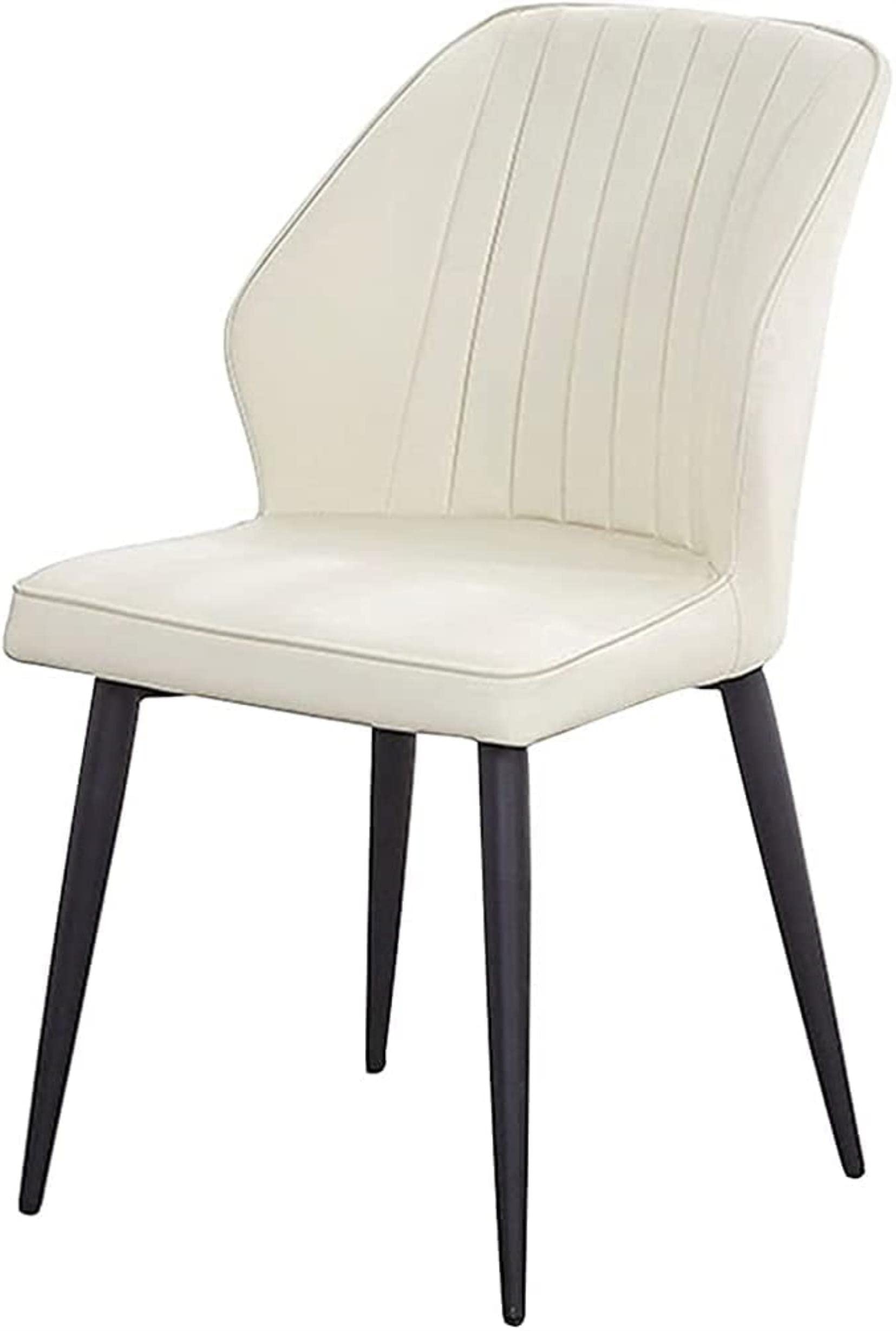Chaise en fer forgé haut de gamme et cuir gris pour réception d'hôtel