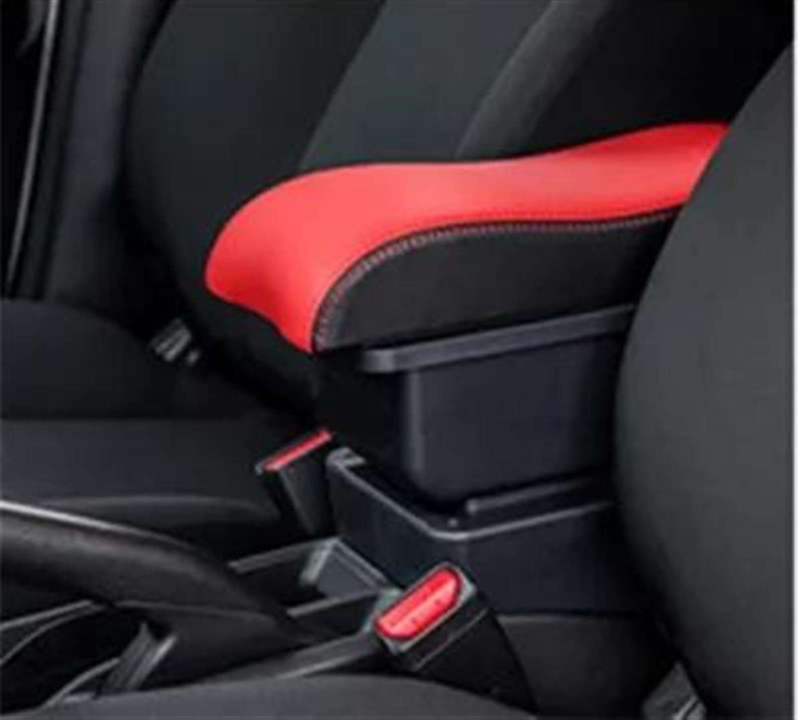 Noheeu A Red Black No Usb Car Accessories Armrest Box 2020 2021 2022 2023 Interior Retrofit Usb For Corsa F