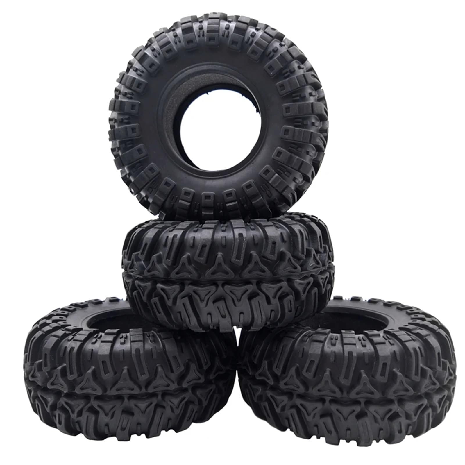 Compatibile Con Traxxas TRX4 Per Axial SCX10 Per Wraith RR10 4 Pezzi Pneumatici In Gomma Da 2,2 Pollici 128X60MM Per 1/10 RC Crawler RC Car Ruota