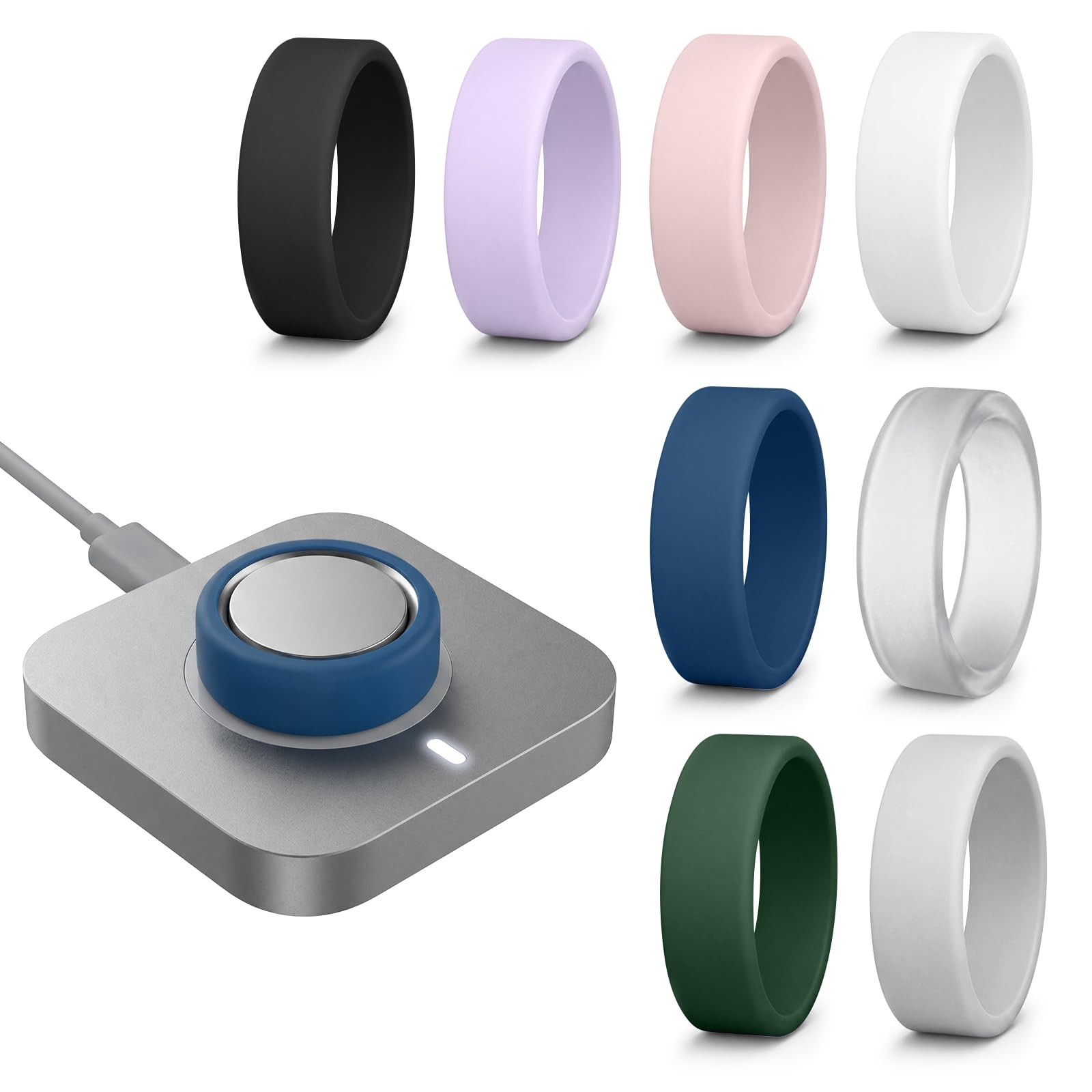 Photo 1 of BOVIPO 8 Pack Silicone Cover Compatible with Oura Ring 5