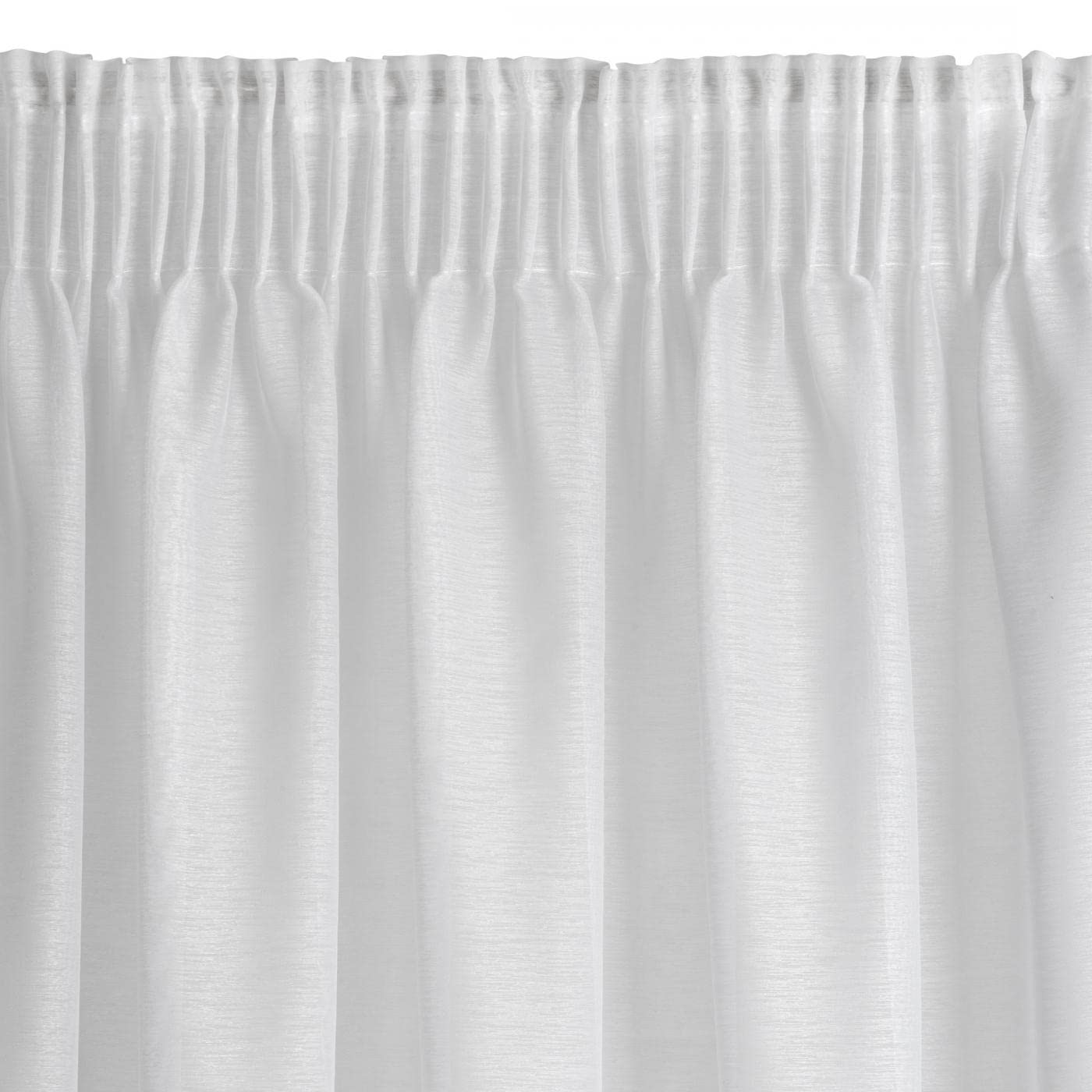 Tenda trasparente in tinta unita con struttura a pioggia verticale e nastro arricciato, 1 pezzo, semplice, leggera, moderna, classica, soggiorno, camera da letto, cameretta dei bambini, cucina