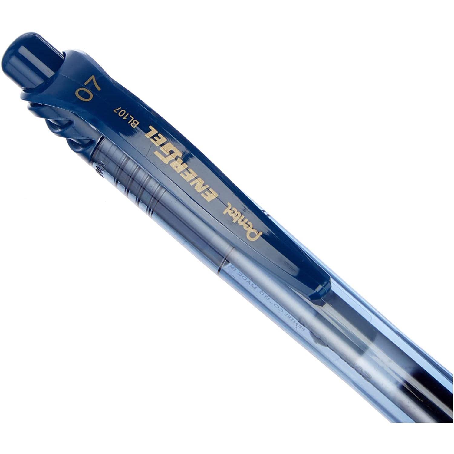 PENTEL ENERGEL X PENNA GEL A SCATTO, PUNTA M, INCHIOSTRO ROSSO BL107-BX