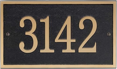 Vista 9 de Placa de dirección hecha a mano - Letrero de casa con número placa de pared (11" x 6.3") Letrero de casa personalizado para casa, apartamento