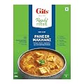 Gits Ready to Eat Paneer Makhani, Pure Veg, Heat and Eat Spicy Curry, Microwaveable, 285g