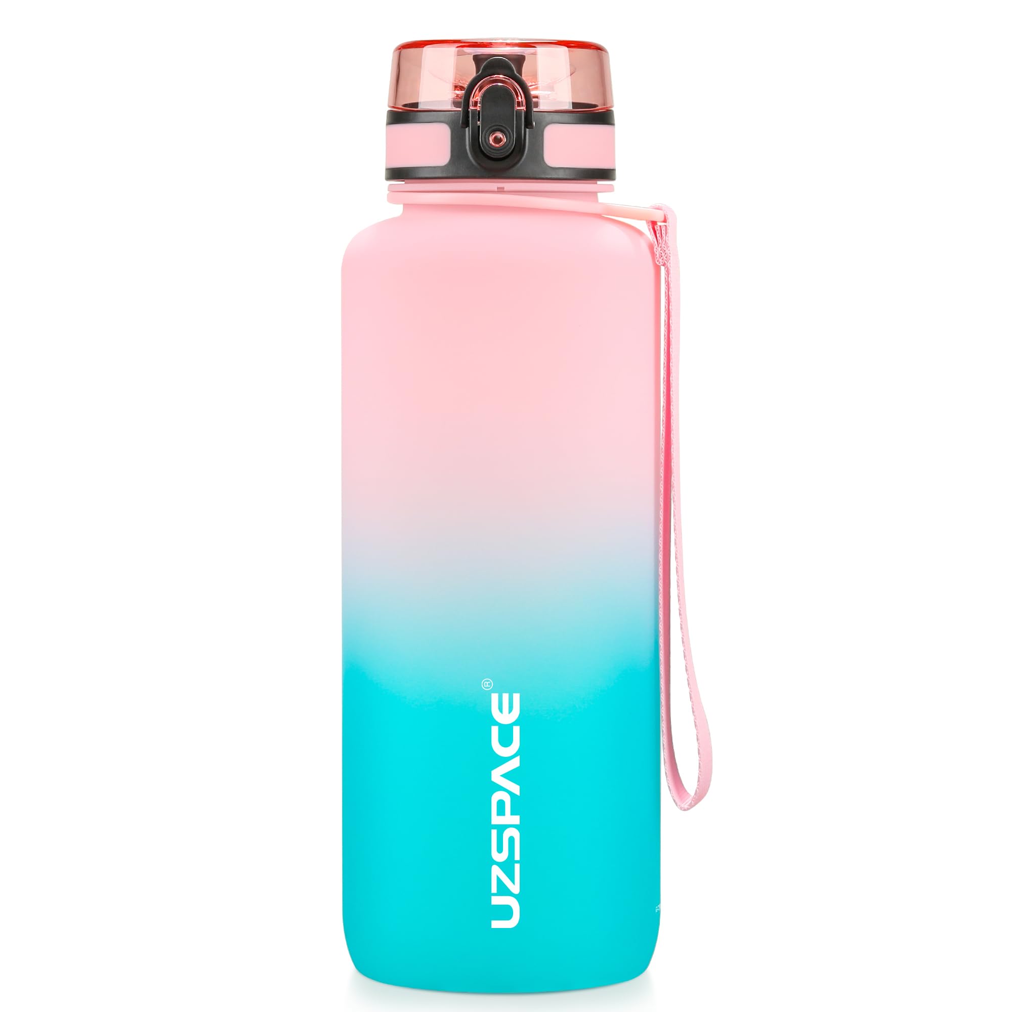 UZSPACE Botella Agua Deportiva,500ml/800ml/1000ml/1.5l, Tritan Botella Agua Sin BPA. Evitar Fugas de Agua y Ideal para el Ejercicio y los Deportes al Aire Libre — view 40