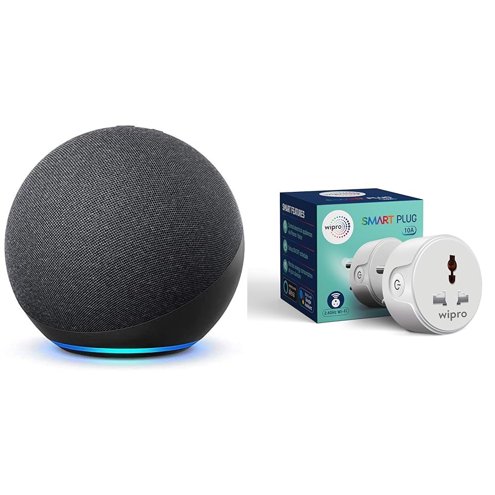 Amazon Echo (4th Gen) | Premium sound powered by Dolby and Alexa (Black)