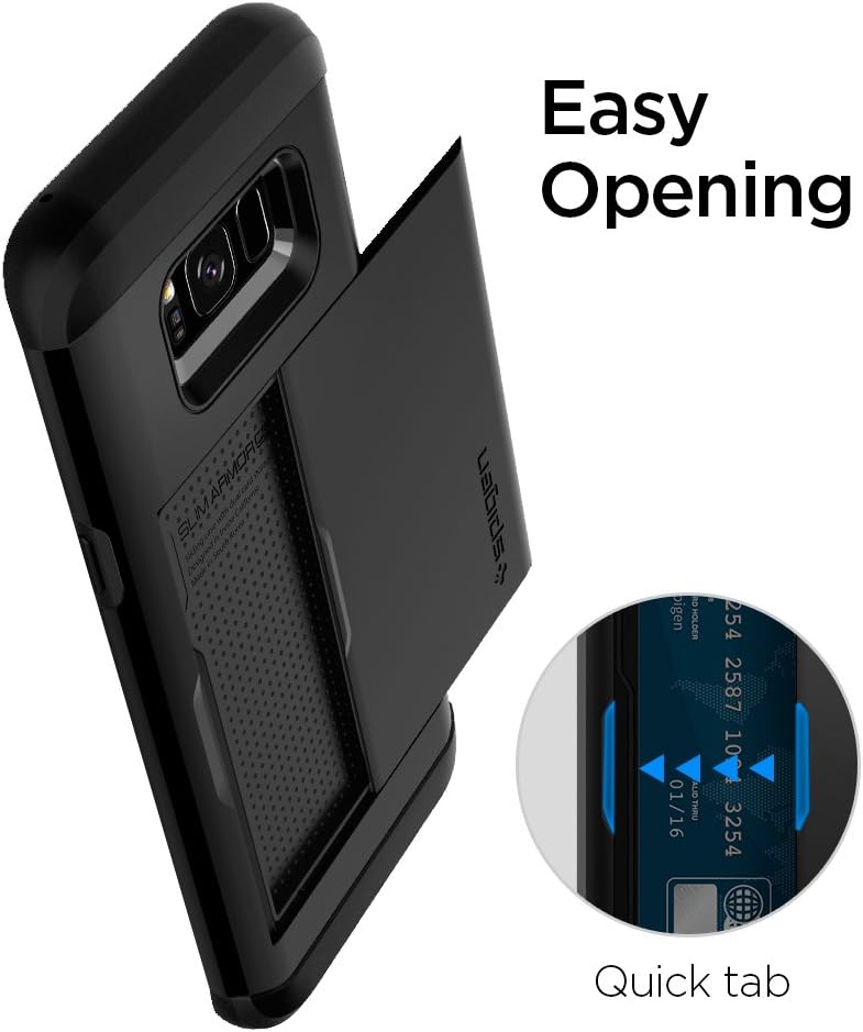 Spigen Slim Armor CS Designed for Samsung Galaxy S8 Plus Case (2017) - Black