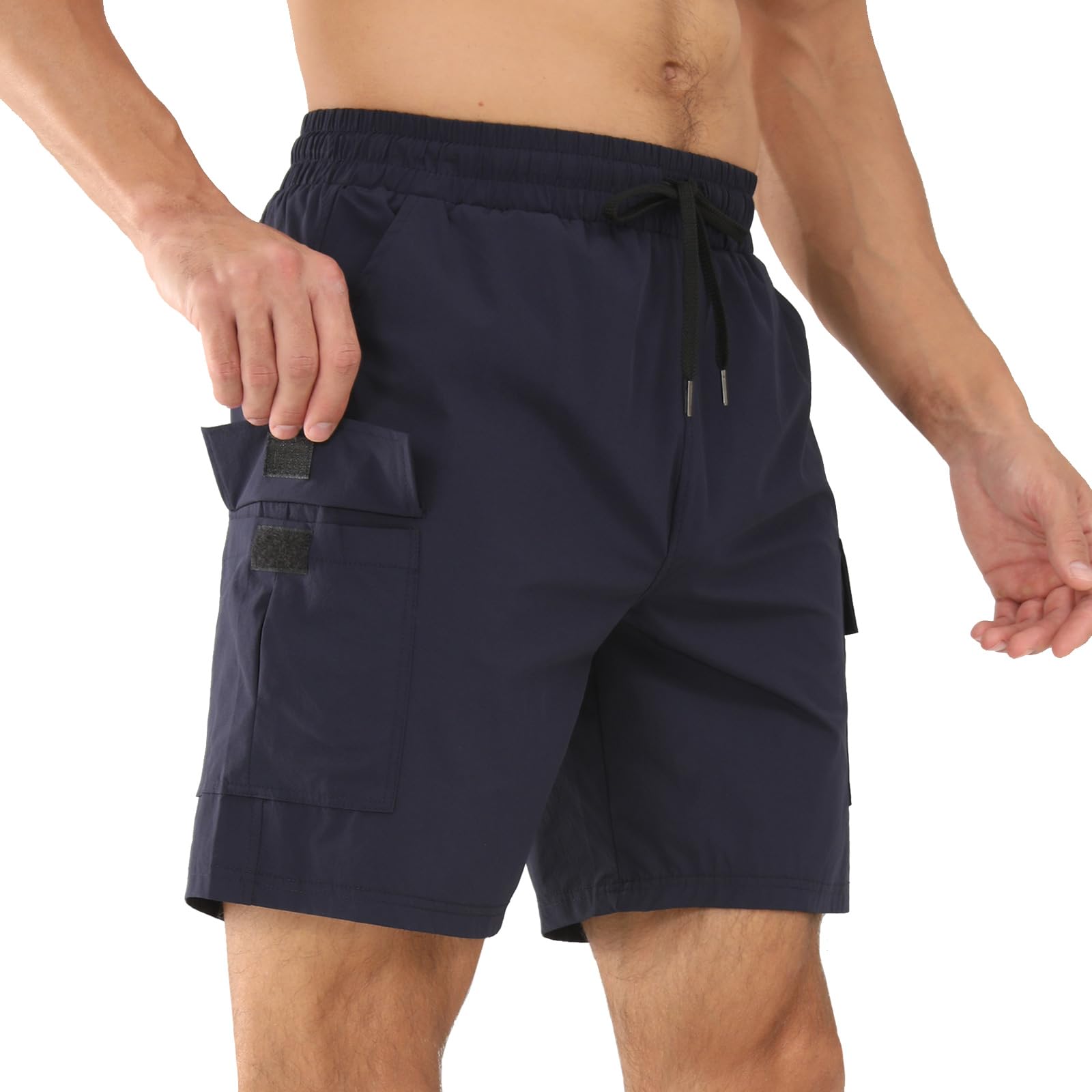 Superora Shorts Cargo Hommes Randonnée Respirants Séchage Rapide Classique Relaxed Fit Stretch Poches Multiples