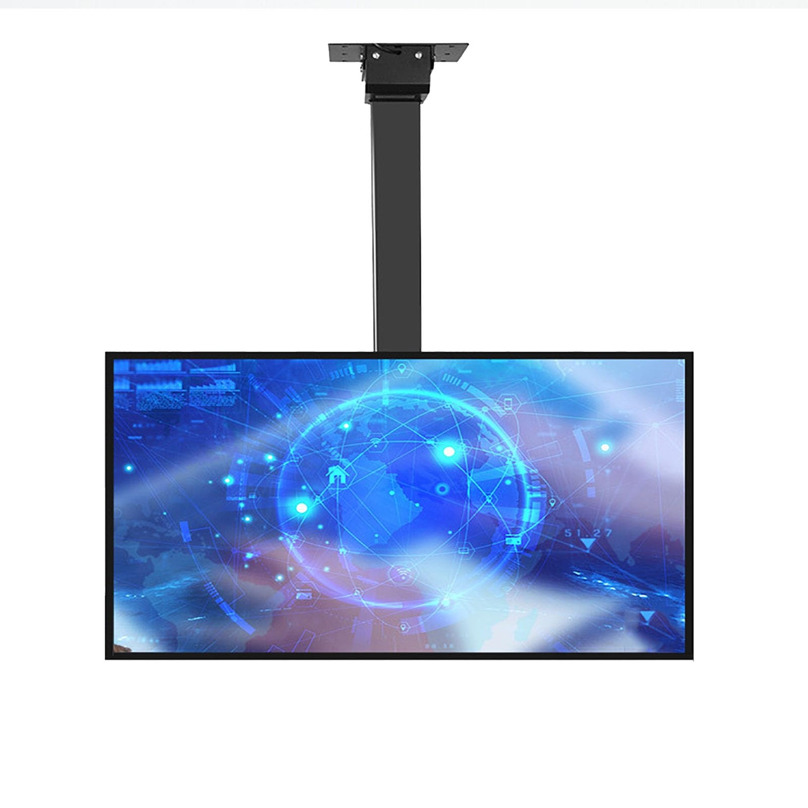 HPTHLY Electric Tv Ceiling Mount - Tv Wall Mount,Rotation Tilting Tv Mount Stand,Height Adjustable Auto Lifting Tv Stand With Remote Control And Switch Control,Easy To Ins