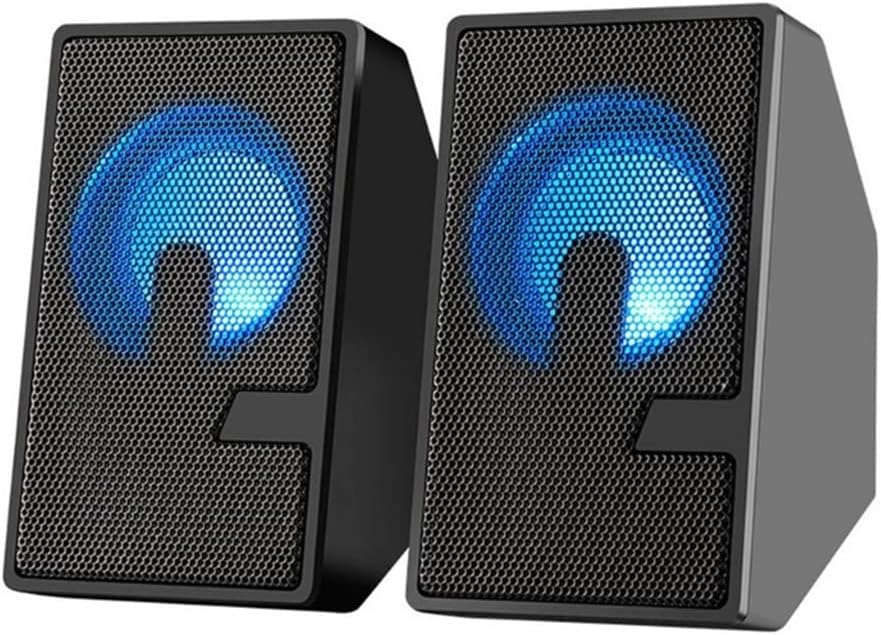 4.17in Heigh Portable Speakers Cases Player Connect with Laptop PC Computer