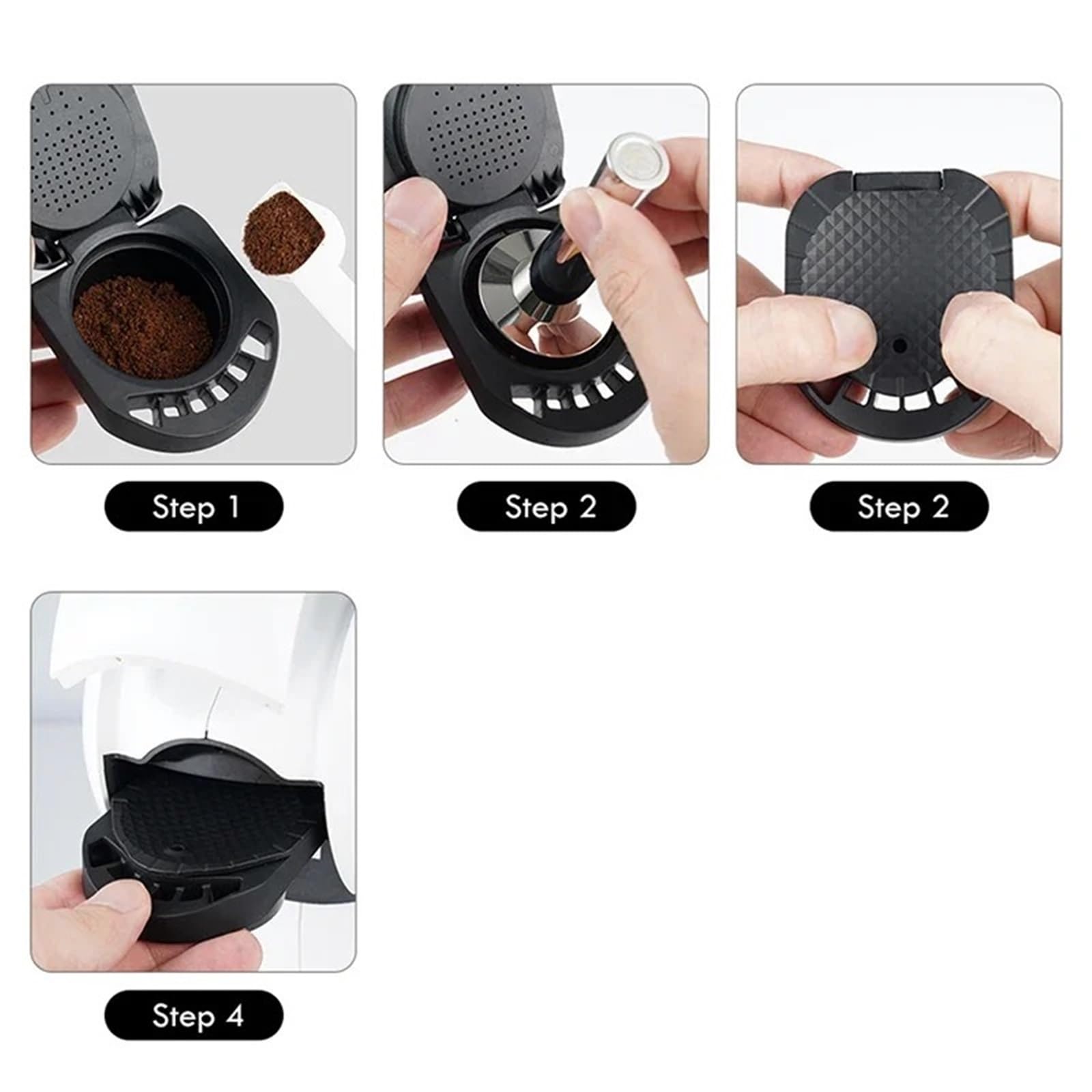 Reu Coffee Cule adapter z konwerterem ekspresu do kawy Dolce Gusto nio S colo XS dla lepszego doświadczenia parzenia
