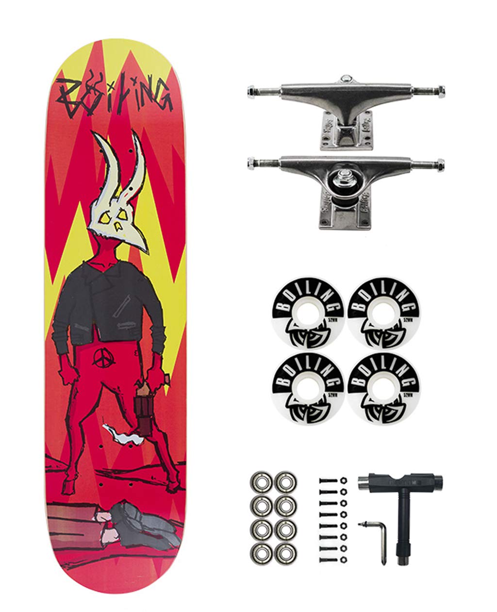 Skateboard complet de glisse urbaine pour s'entraîner au quotidien