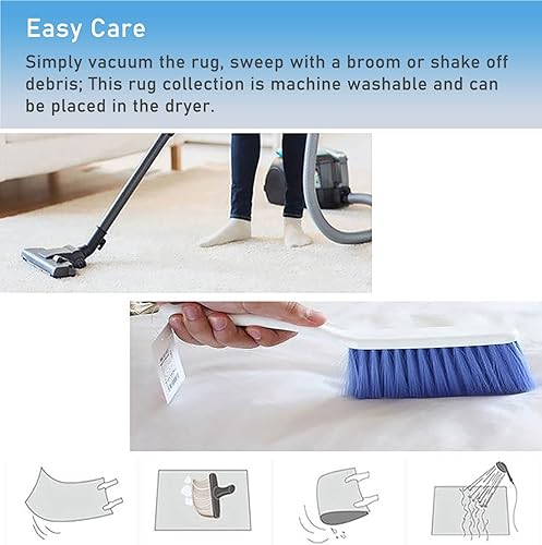 Miniatura 6 de Alfombra moderna para pasillo de balcón, alfombra interior para cocina, cuarto de bebé, lavandería, alfombra de área que no se desprende, color