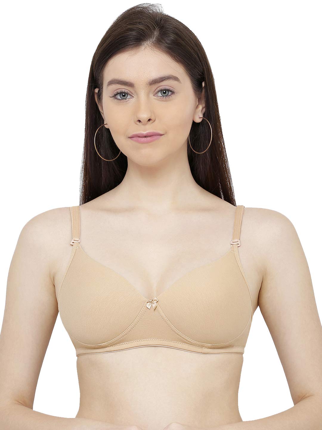 sherry Moulded Soft Padded Bra in C Cup with COMPLIMENTARY Transparent Straps -JIGNA-C-picture-37