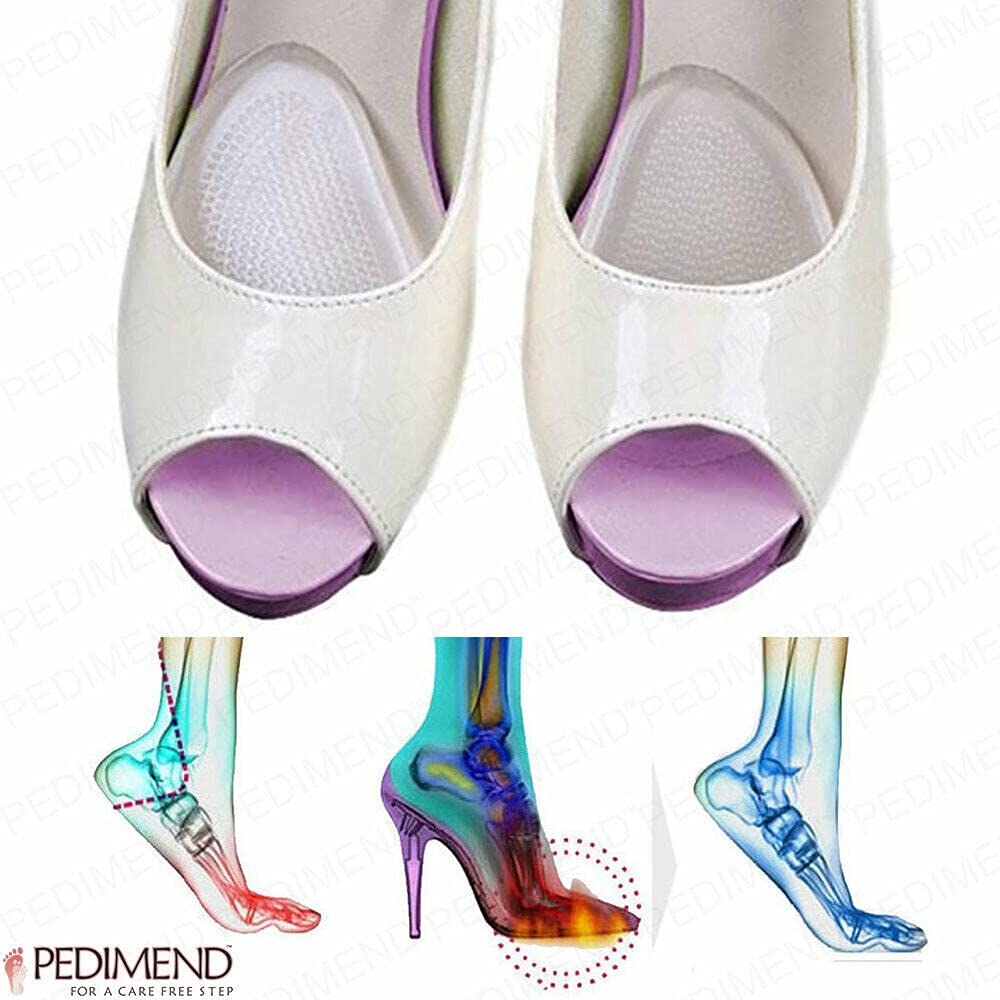 Pedimendtm 3 paia antiscivolo scarpa interna Sticky gel Pad | tacco alto comfort solette per dolore | gel scarpa inserti | cuscinetti in gel per piedi | cuscinetti in gel per piedi