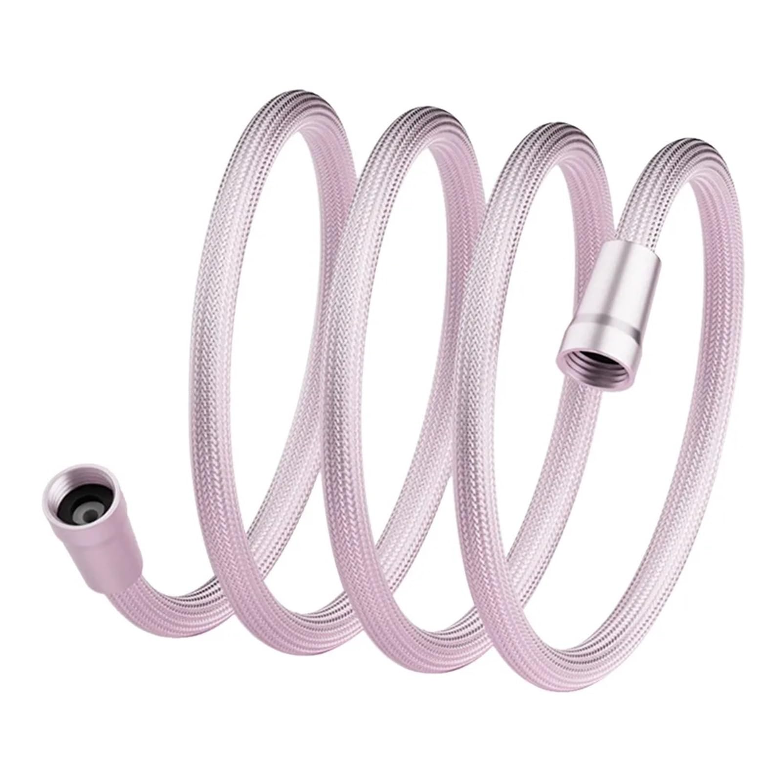 Xvdrfsd One Color Shower Hose 1.5/2M Handheld Shower Hose Anti Winding Universal Interface Tube Flexible Gi/2 Bath Nylon Pipe Pipes & Fittings(2Meter-Pink)