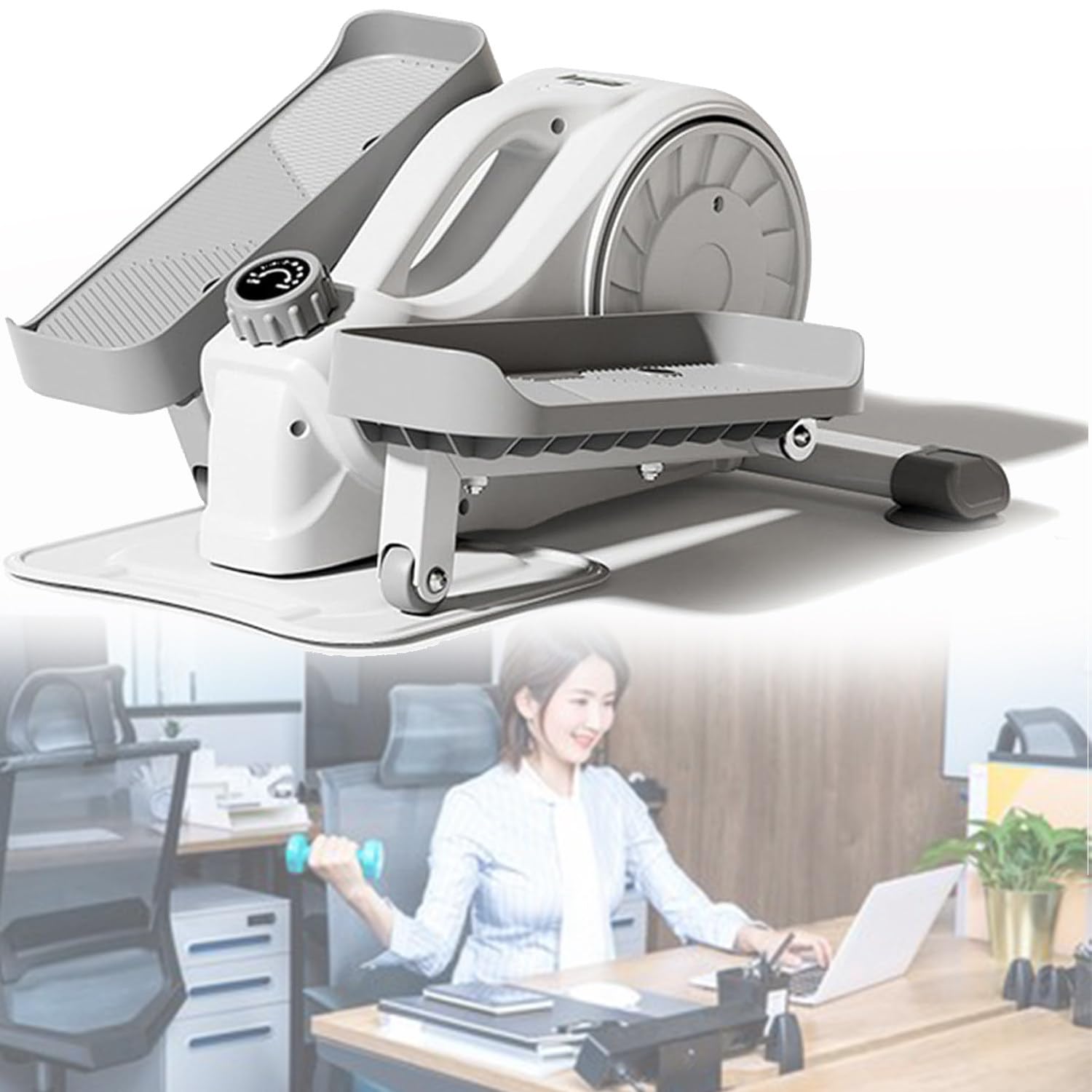 Mini elliptique pour bureau et maison pour s'entraîner en travaillant