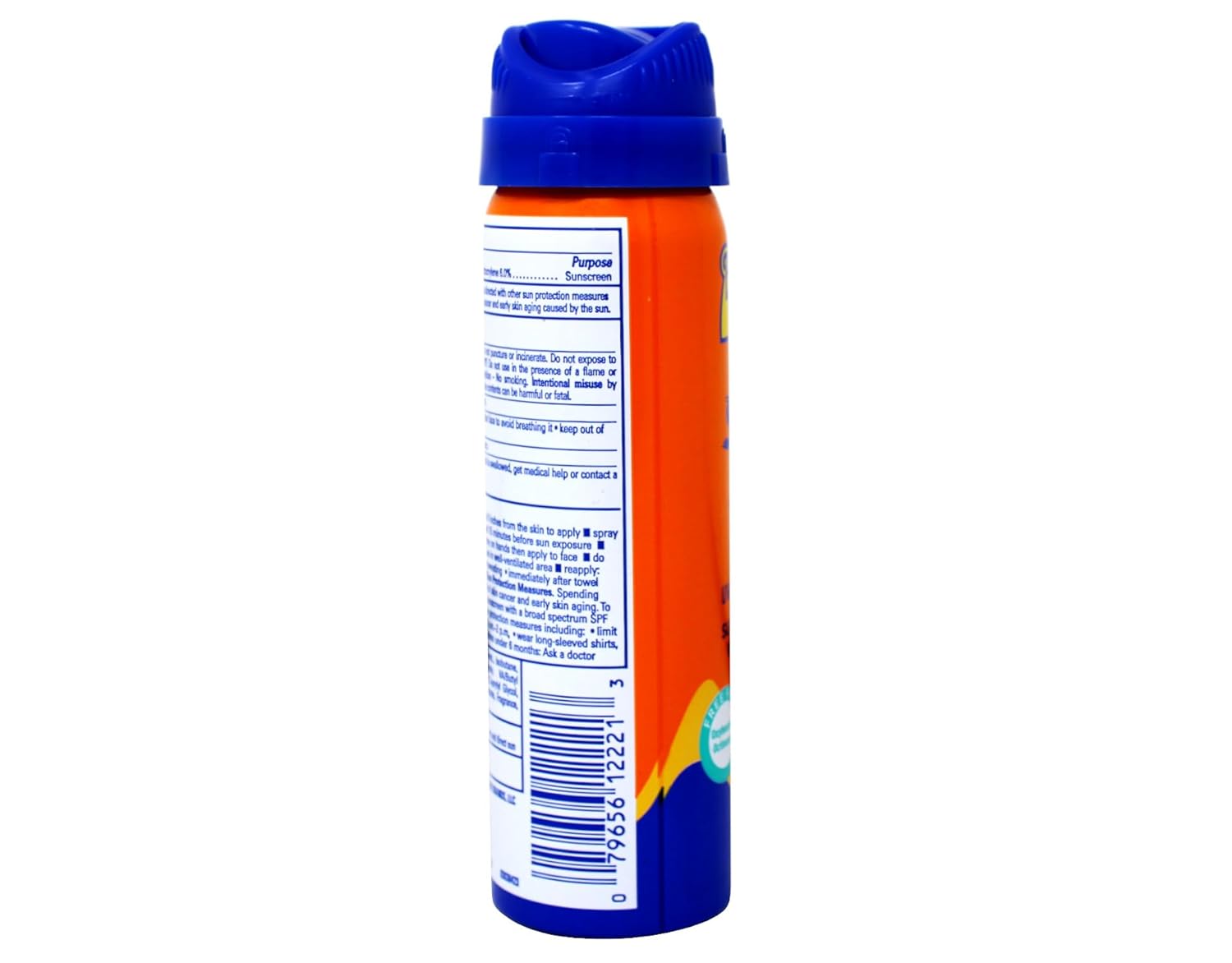 Banana Boat Sport CoolZone Continuous Spray, SPF 30 1.8 oz (53 g) (Pack of 4)