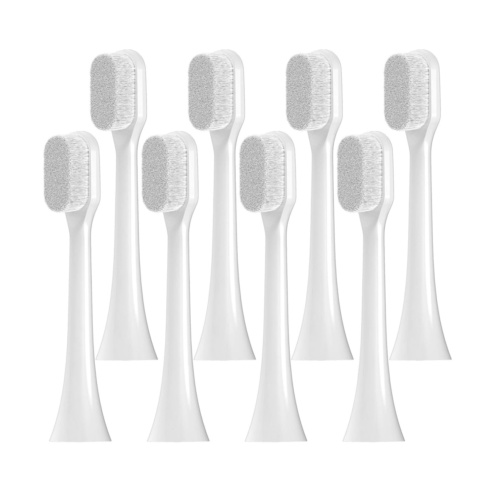 Testine di ricambio for spazzolino elettrico compatibili con Philips Sonicare, setole nano ultra morbide for la cura dei denti sensibili(8 Pcs)