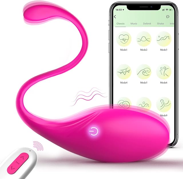 Wearable Vibrators with APP Control, Sex Toys for Women Balls Love Vibrating Eggs Adults, 9 Vibrating G-Spot Vibrator Sex Toys4women Bullet,Adult Anal Sex Toy for Women and Couple Vibratorters Bullet