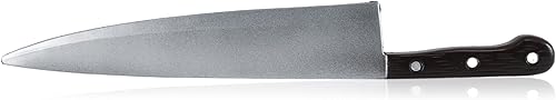 Miniatura 2 de Skeleteen Cuchillo de cocina para disfraz, de aspecto realista, de 12 pulgadas, juego de utensilios de cocina, accesorios para accesorios y escenas,
